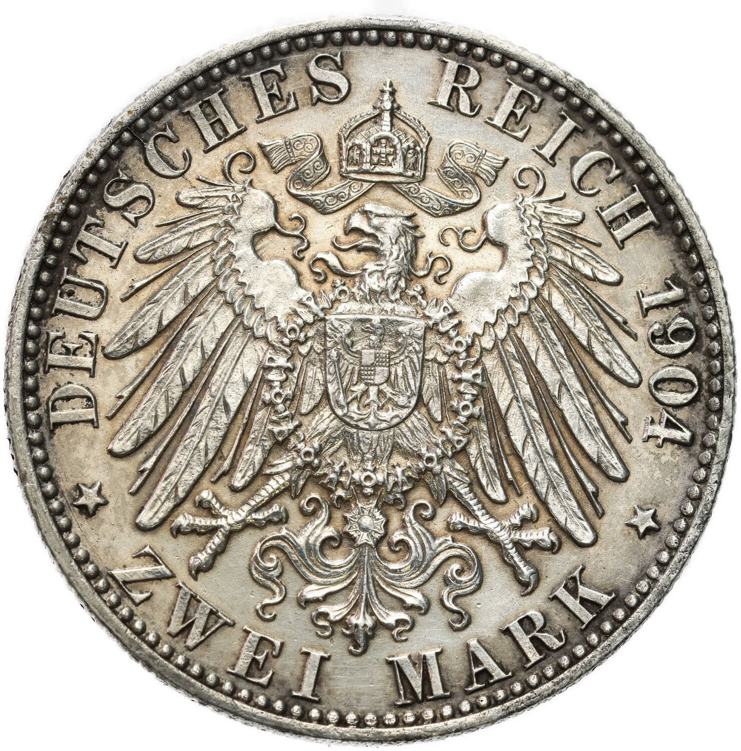 Niemcy, Brema. 2 marki 1904 J, Hamburg