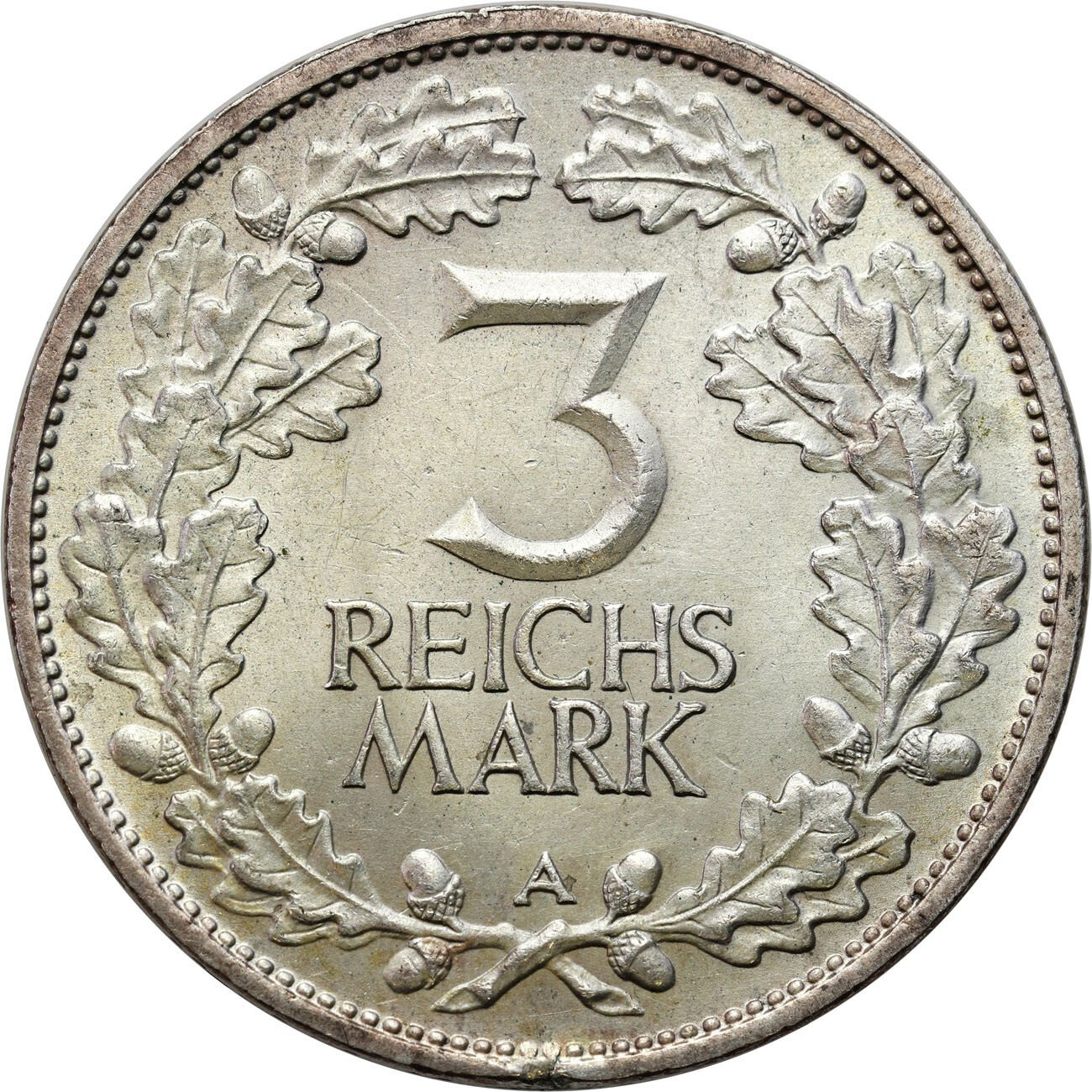 Niemcy, Republika Weimarska. 3 marki 1925 A, Berlin