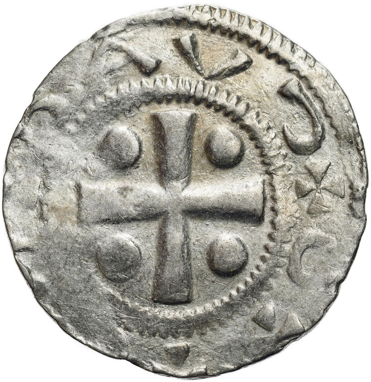 Niemcy, Frankonia – Moguncja. Otto III (983–1002). Denar