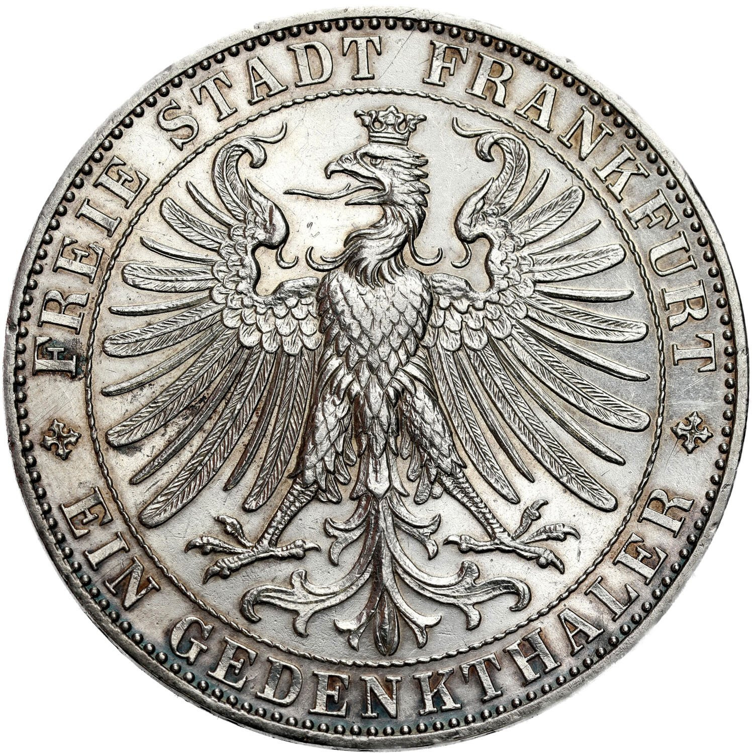 Niemcy. Talar 1863, Frankfurt - RZADSZE