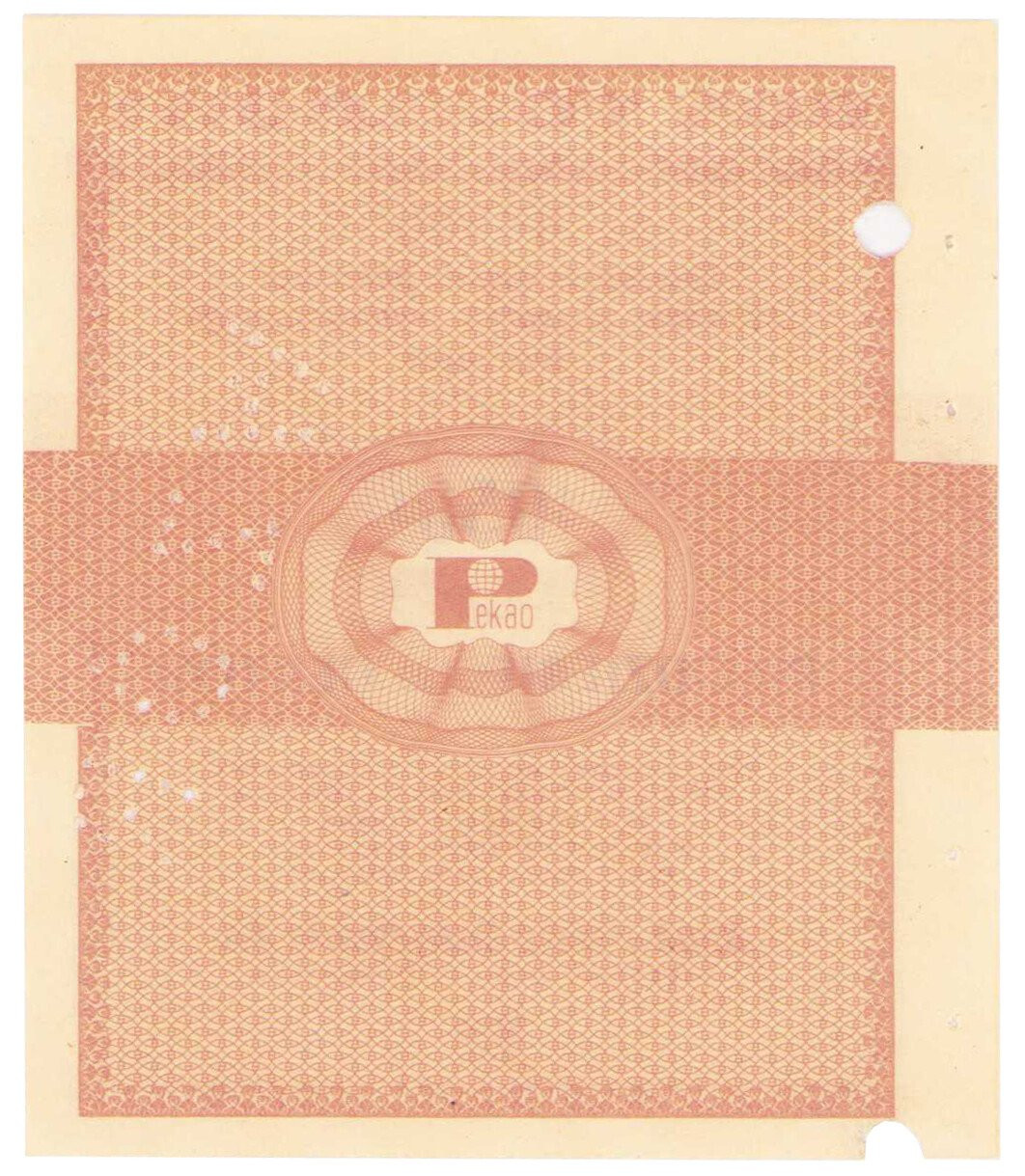 Bank Polska Kasa Opieki S.A., WZÓR na 50 centów 1960 seria Ac - RZADKOŚĆ