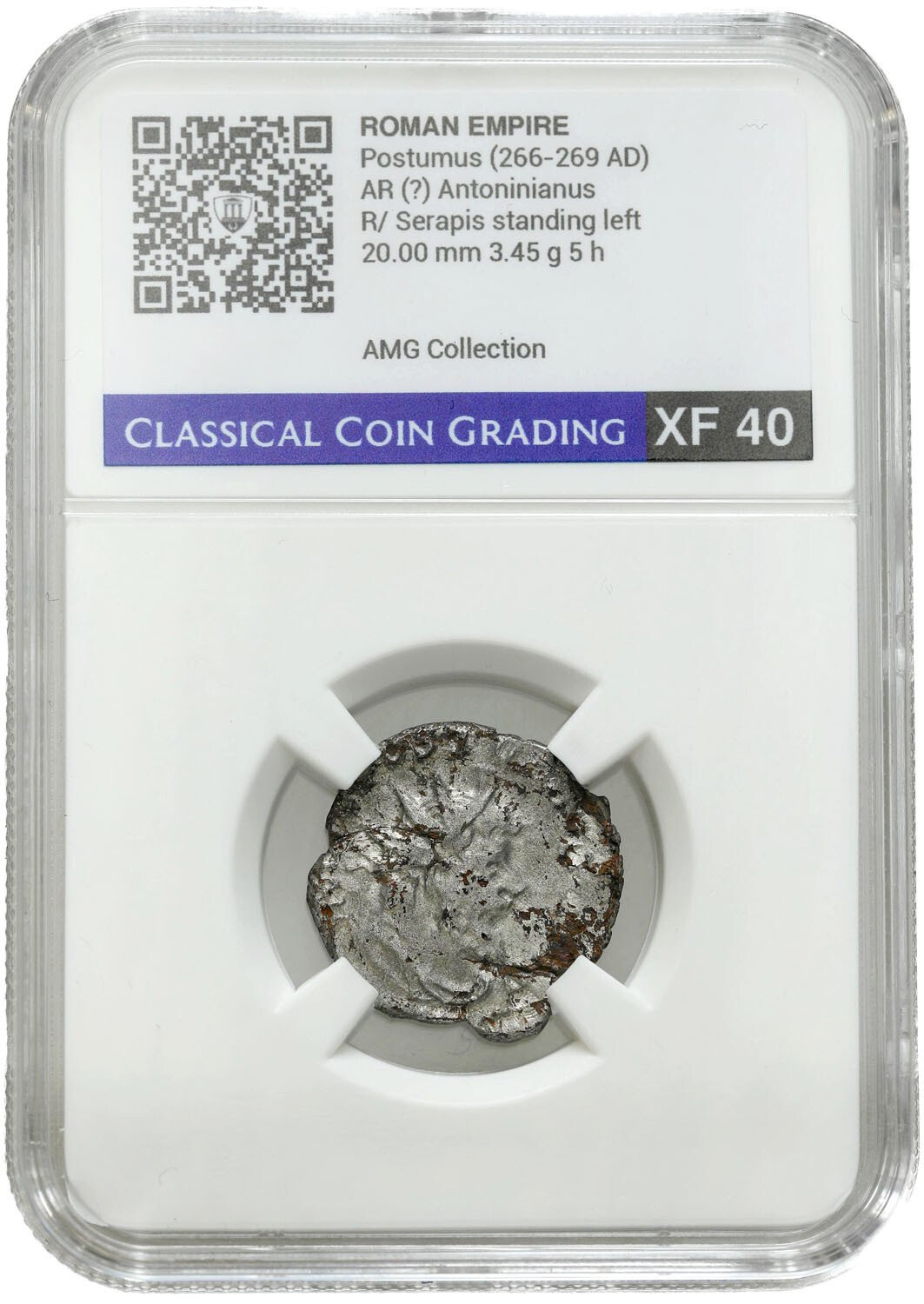 Cesarstwo Rzymskie. Postumus (266-269) Antoninianus CCG XF40