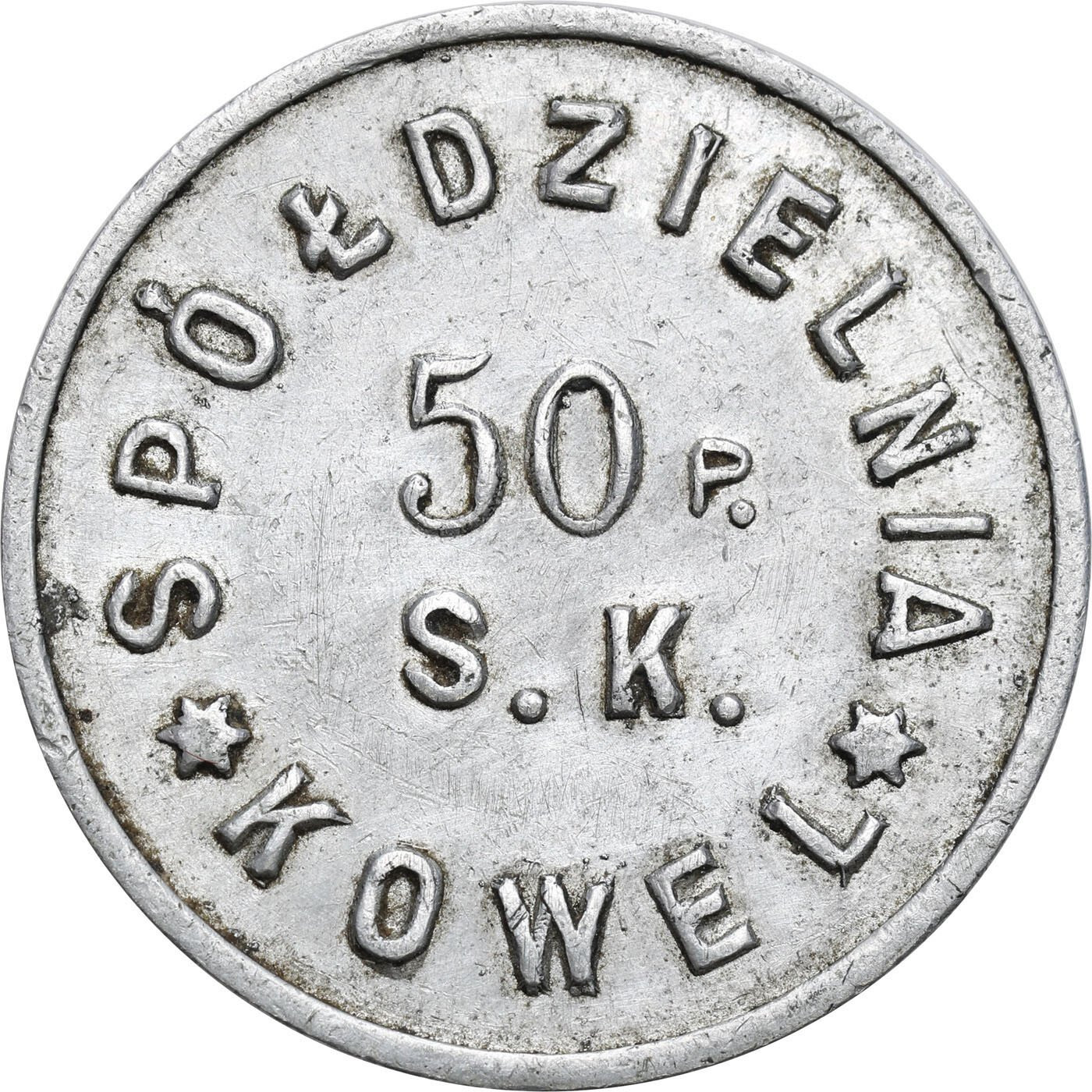 Kowel - 1 złoty Spółdzielnia Spożywców 50 Pułku Strzelców Kresowych