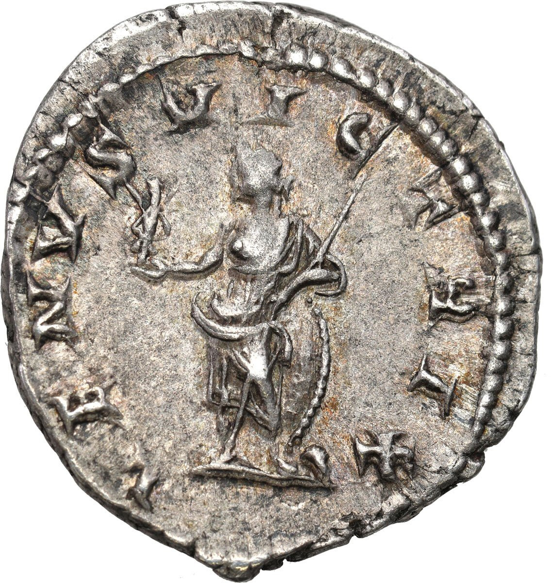 Cesarstwo Rzymskie. Karakalla (198–217). Denar 213–217, Rzym - ŁADNY