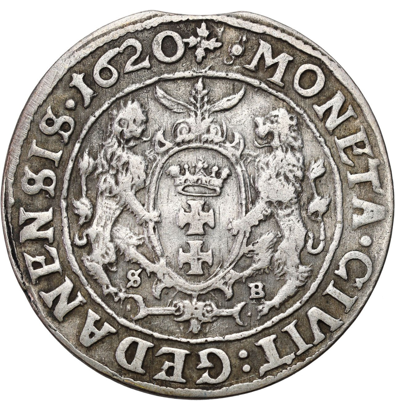 Zygmunt III Waza. Ort (18 groszy) 1620, Gdańsk – RZADSZY ROCZNIK