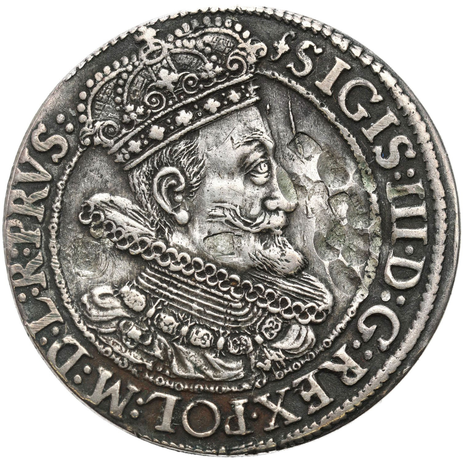 Zygmunt III Waza. Ort (18 groszy) 1615, Gdańsk