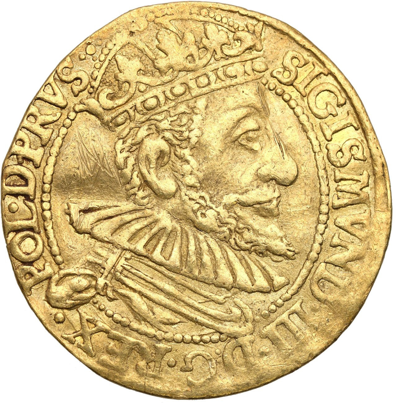 Zygmunt III Waza. Dukat 1590 Gdańsk - RZADKOŚĆ R5