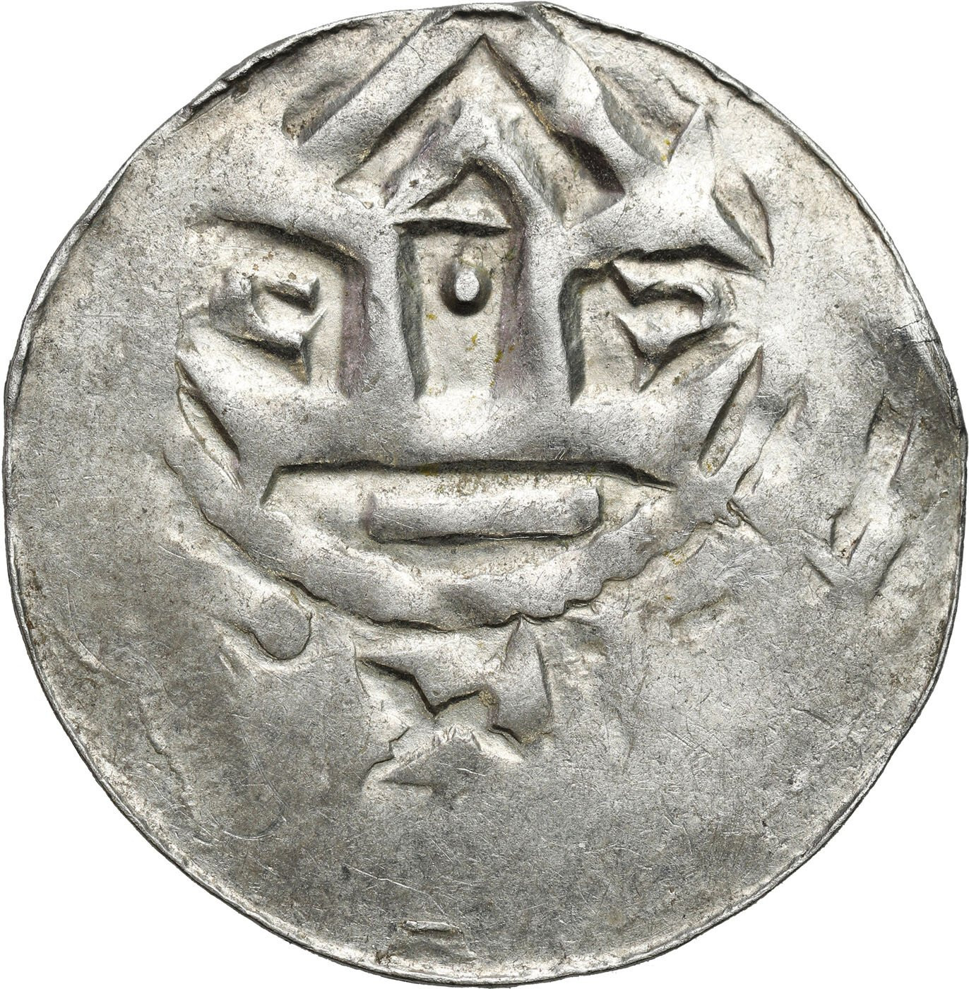 Niemcy, Saksonia. Otto III (983–1002). Naśladownictwo denara typu OAP
