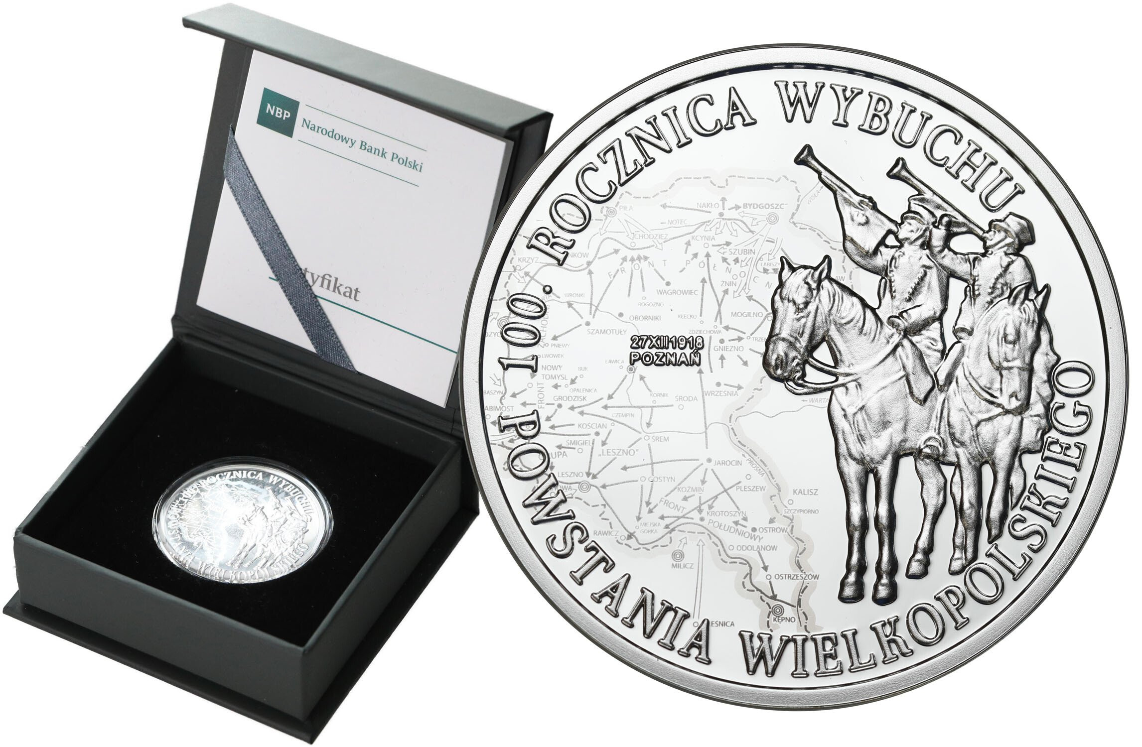 10 złotych 2018 100. rocznica wybuchu Powstania Wielkopolskiego