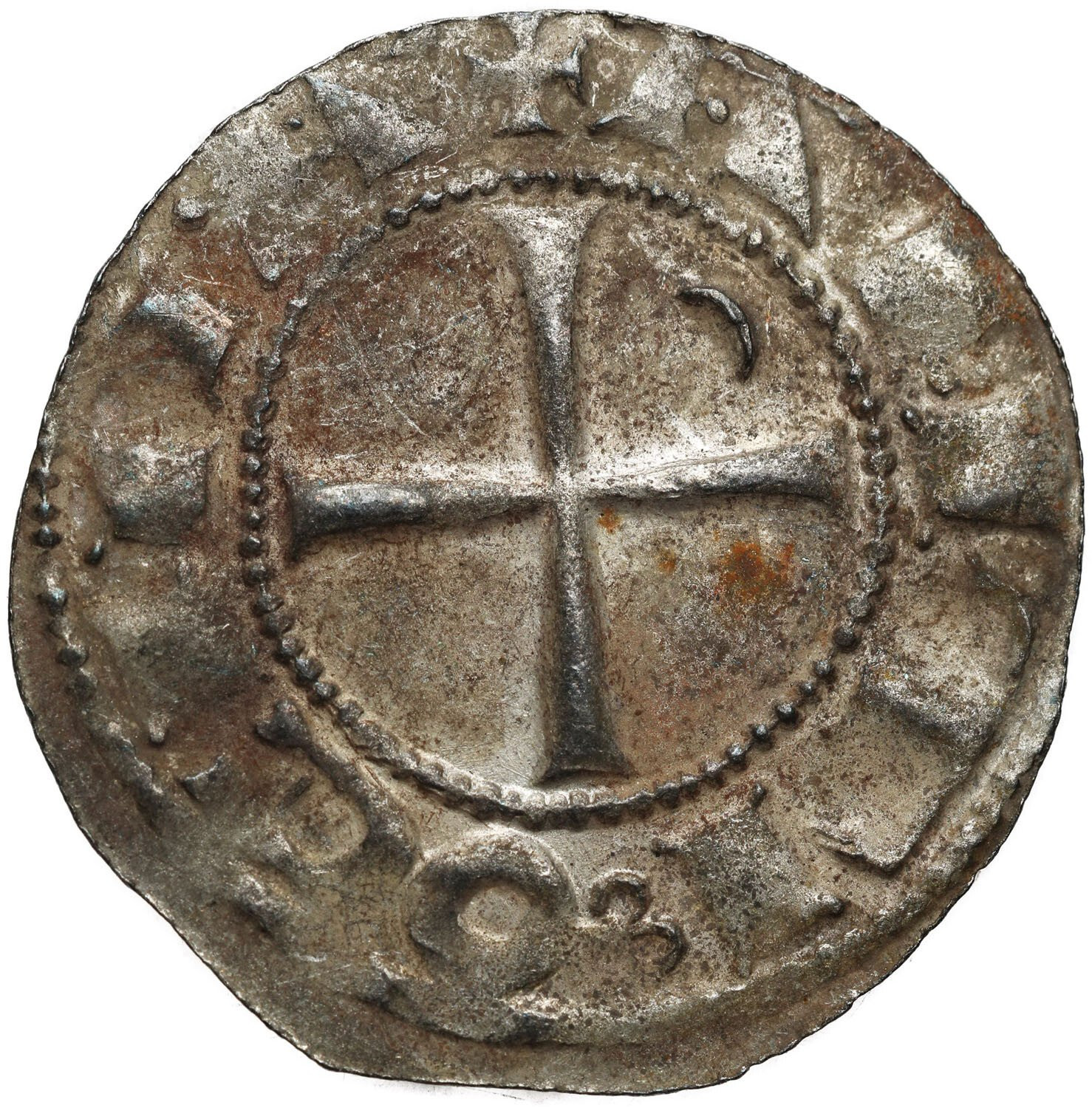 Krzyżowcy - Bohemund IV (1201–1251). Denar XIII w., Antiochia