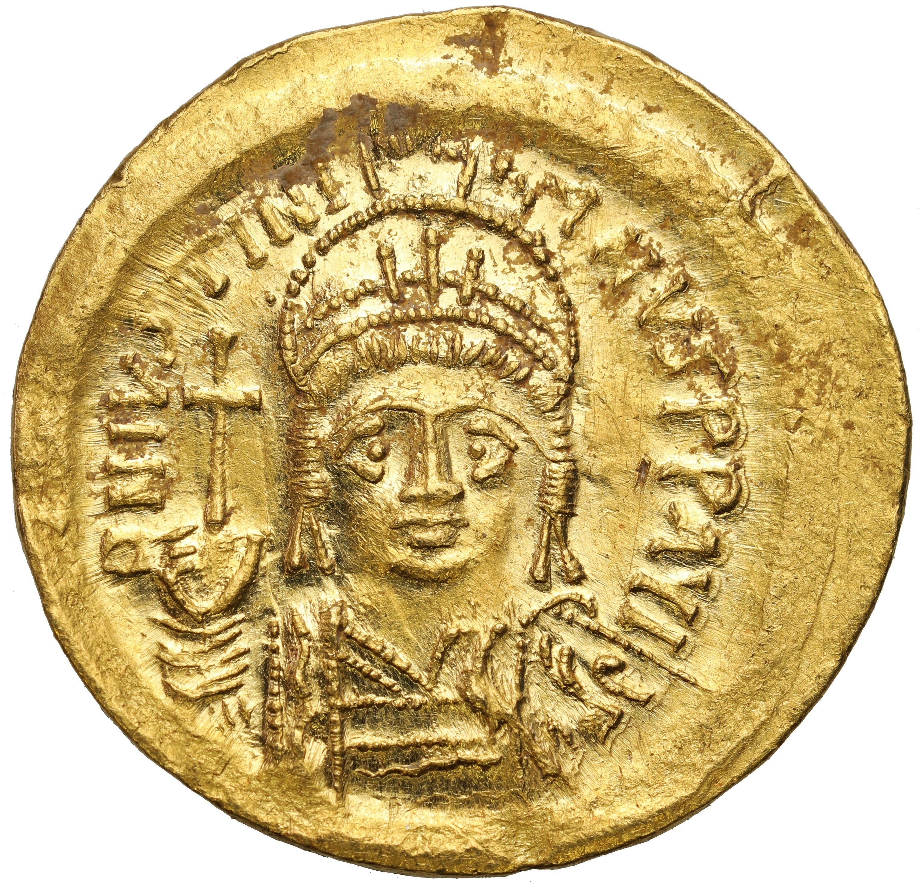 Bizancjum. Justynian I (527–565). Solidus 542–565, Konstantynopol