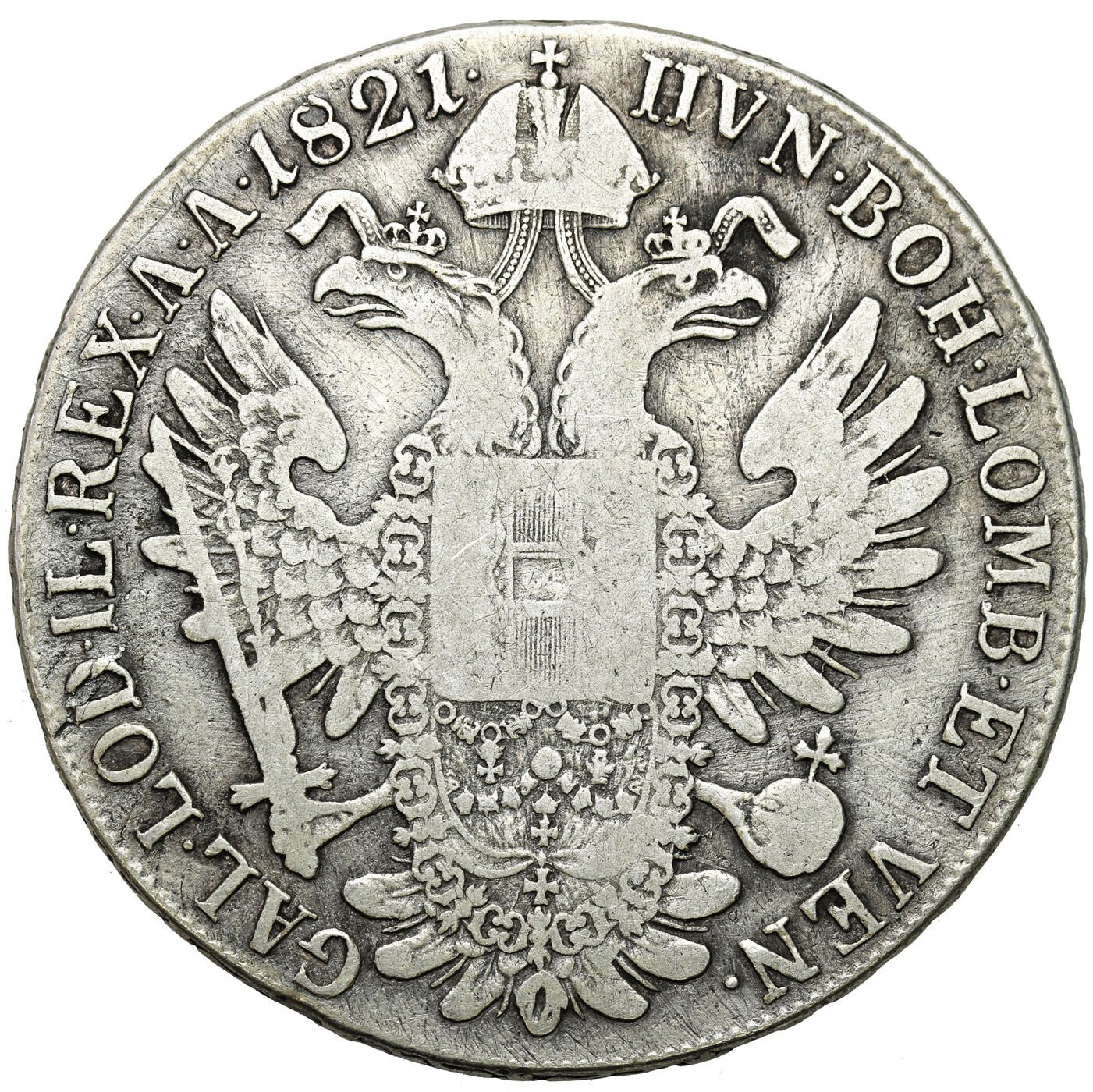 Austria. Franciszek I (1782-1835). Talar 1821 A, Wiedeń