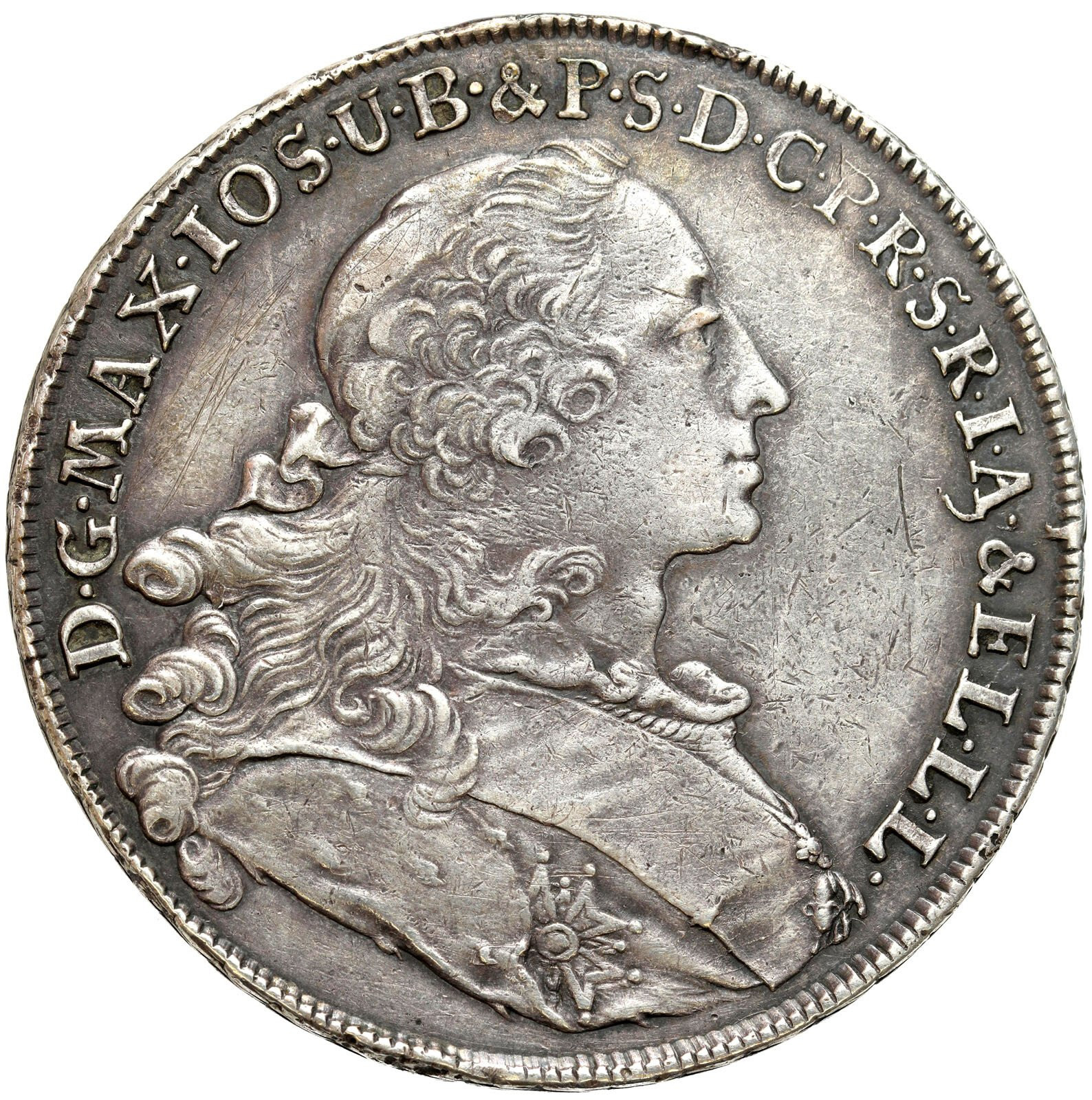 Niemcy, Bawaria. Maksymilian III Józef (1745–1777). Talar 1755, Monachium