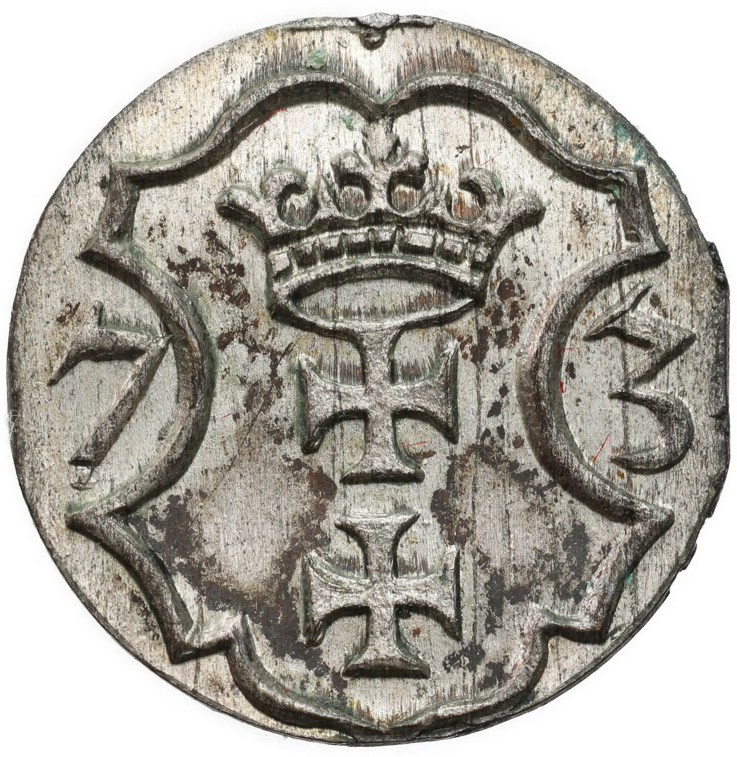 Bezkrólewie. Denar 1573 Gdańsk - WYŚMIENITY