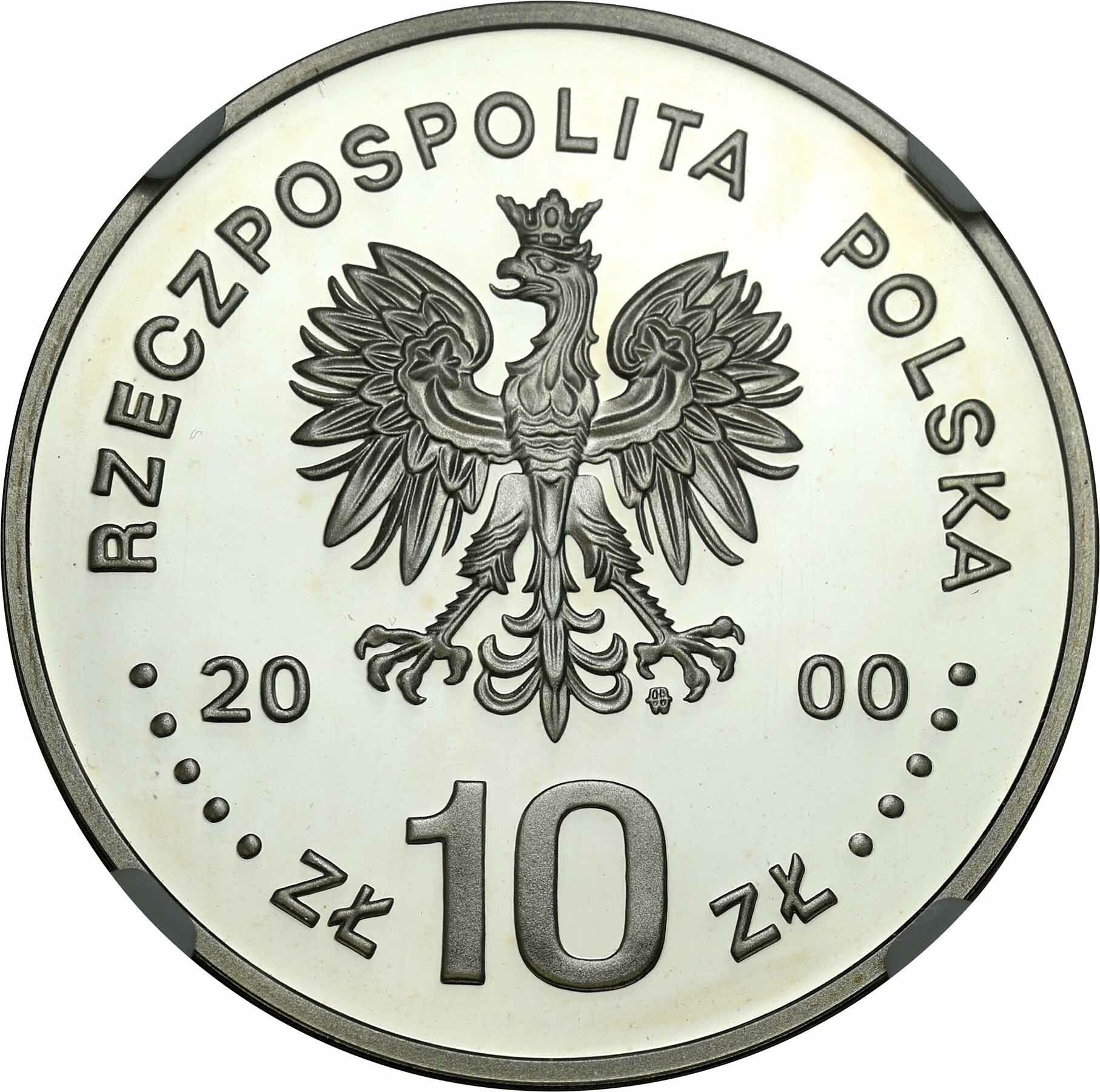 10 złotych 2000 Solidarność NGC PF69 ULTRA CAMEO (2MAX) 