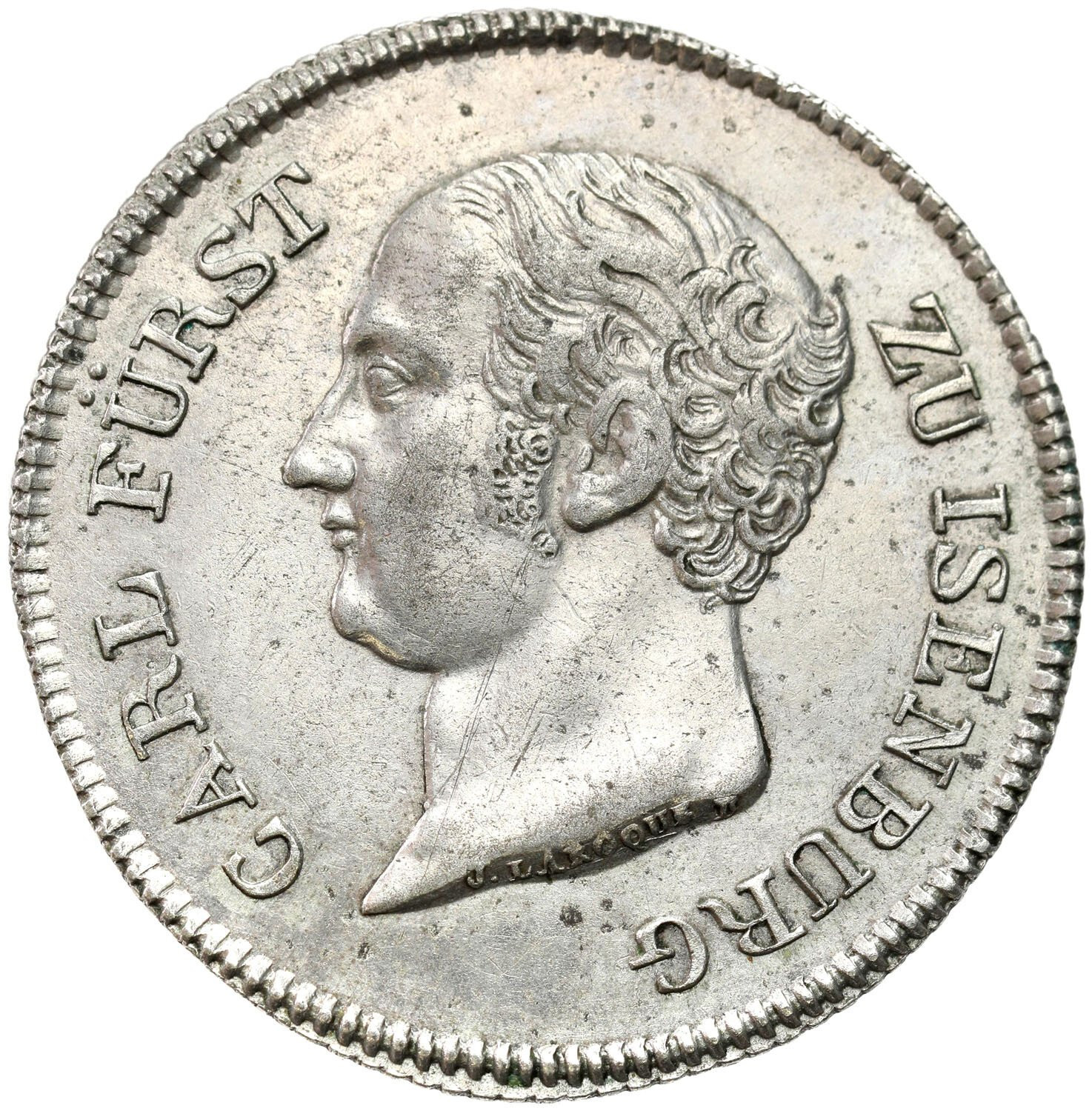 Niemcy, Isenburg. Karol I 12 Kreuzer= 1/10 talara 1811 