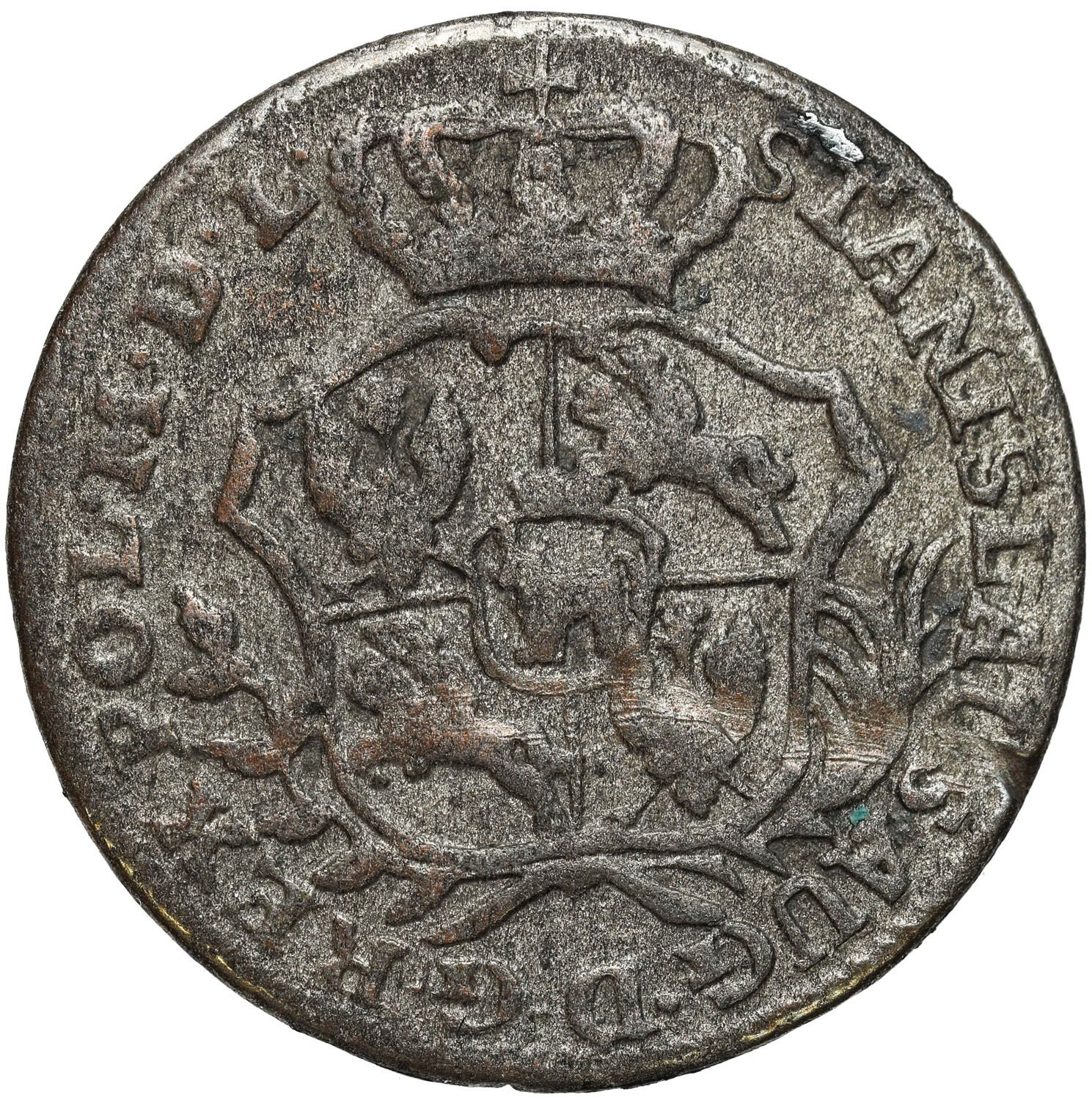 Stanisław August Poniatowski. 2 grosze (półzłotek) 1766 FS, Warszawa