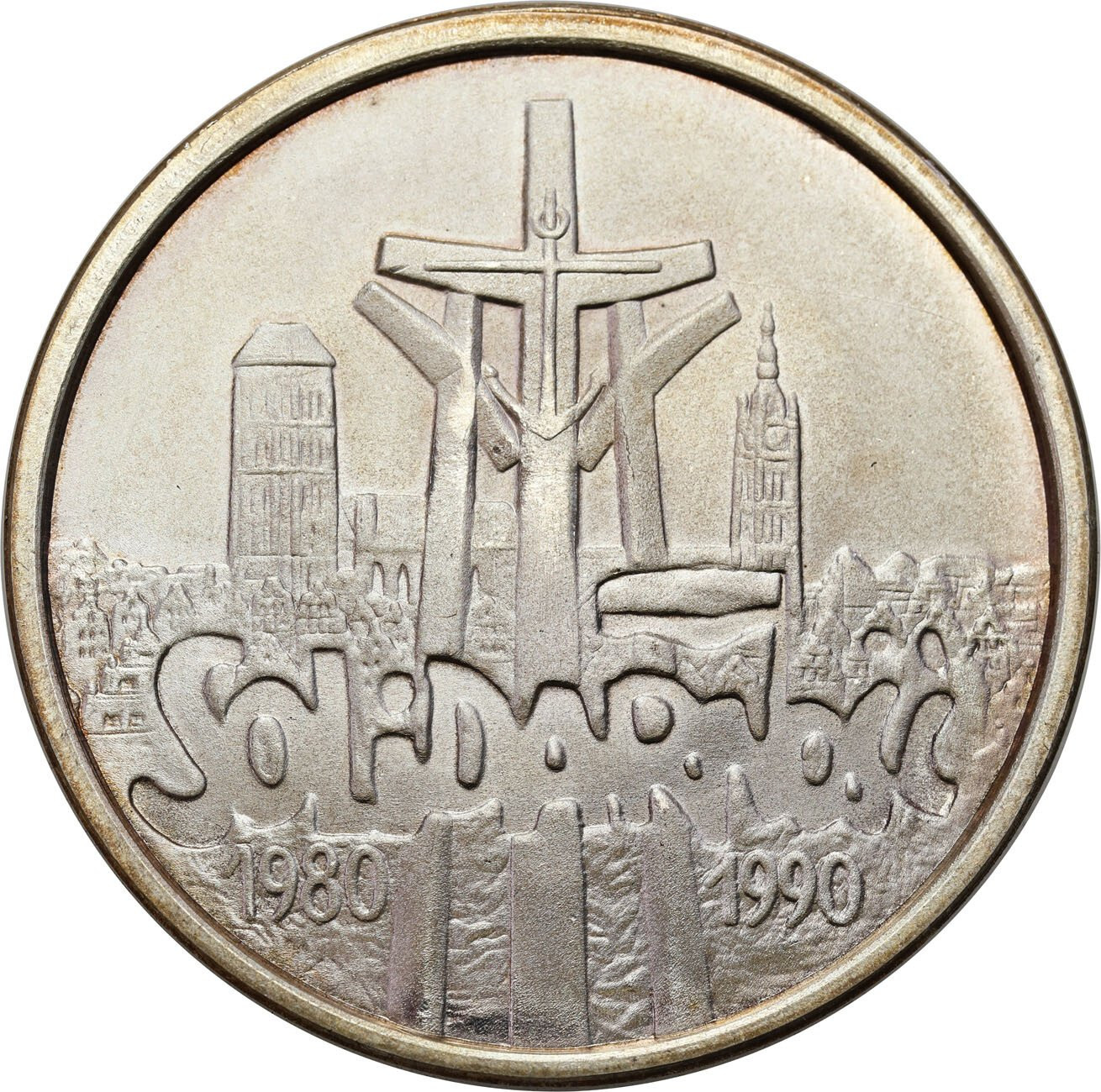 III RP. 100.000 złotych 1990 Solidarność typ B – RZADSZE