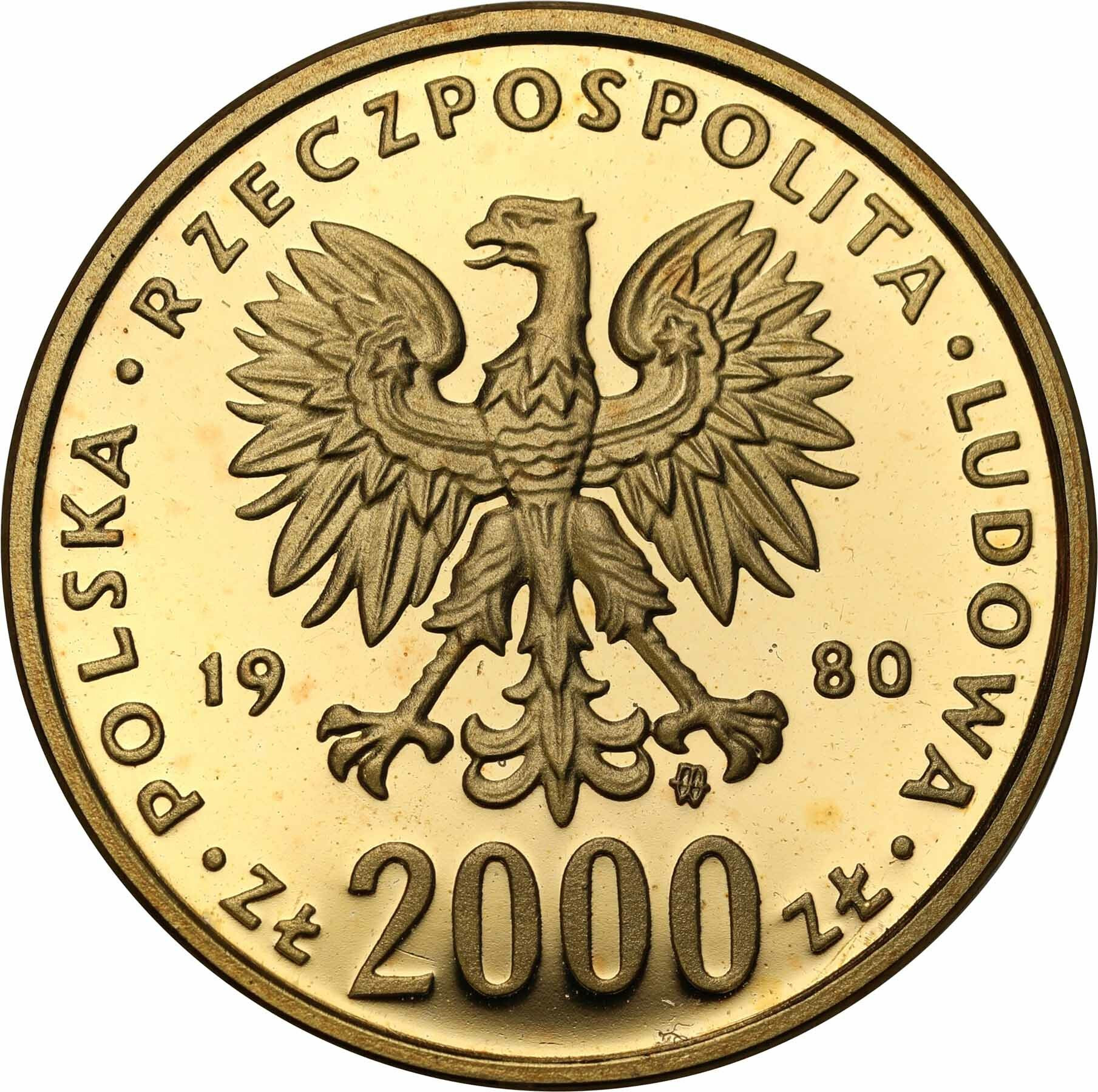 PRL 2.000 złotych 1980 Igrzyska Lake Placid