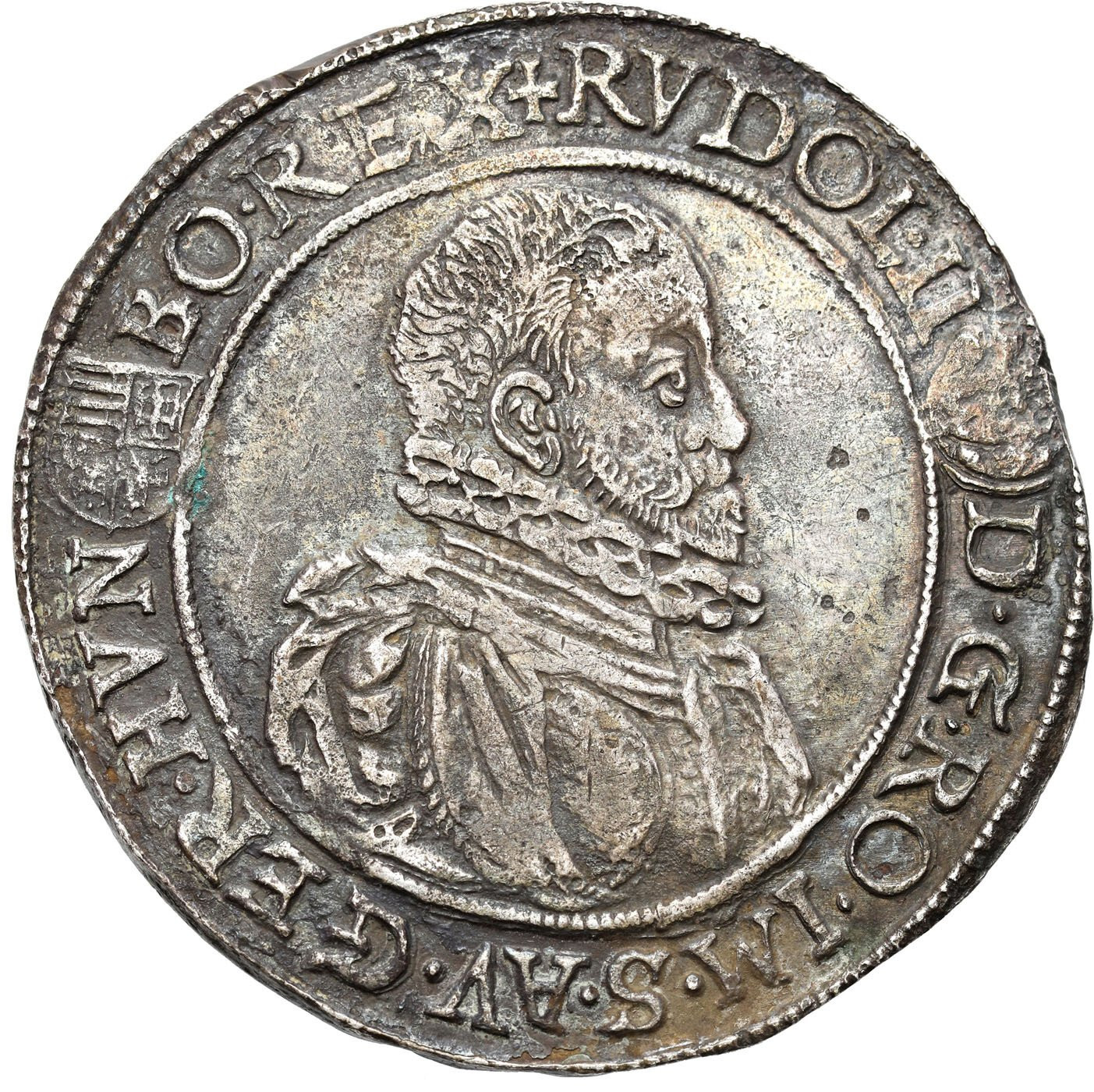 Węgry, Rudolf II (1576–1608). Talar 1595 KB, Kremnica