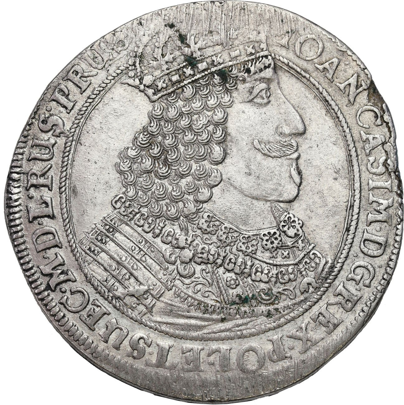 Jan II Kazimierz. Talar 1650, Toruń - RZADKI