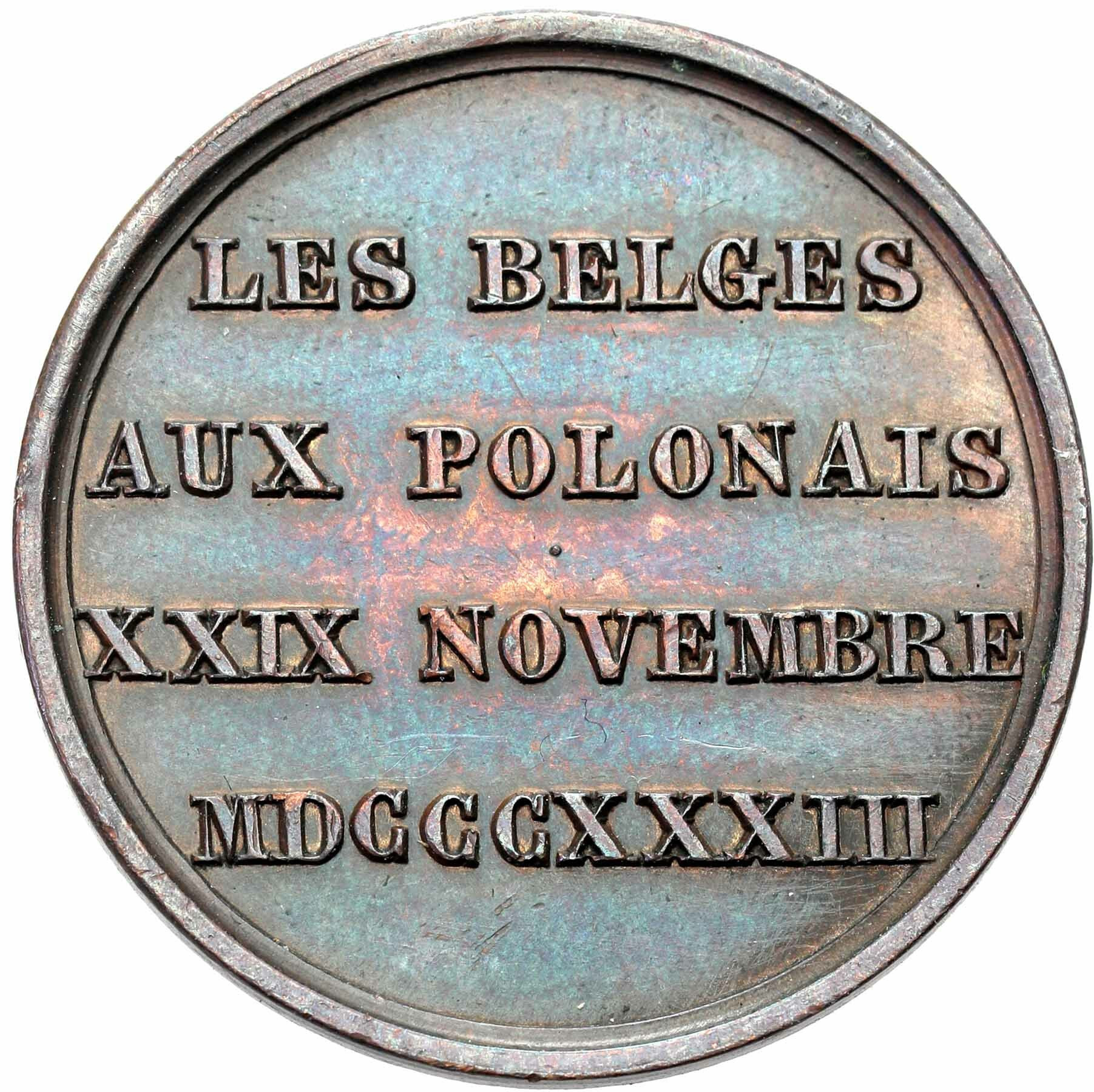 Medal 1833 na 3 rocznicę Powstania Listopadowego - RZADKI