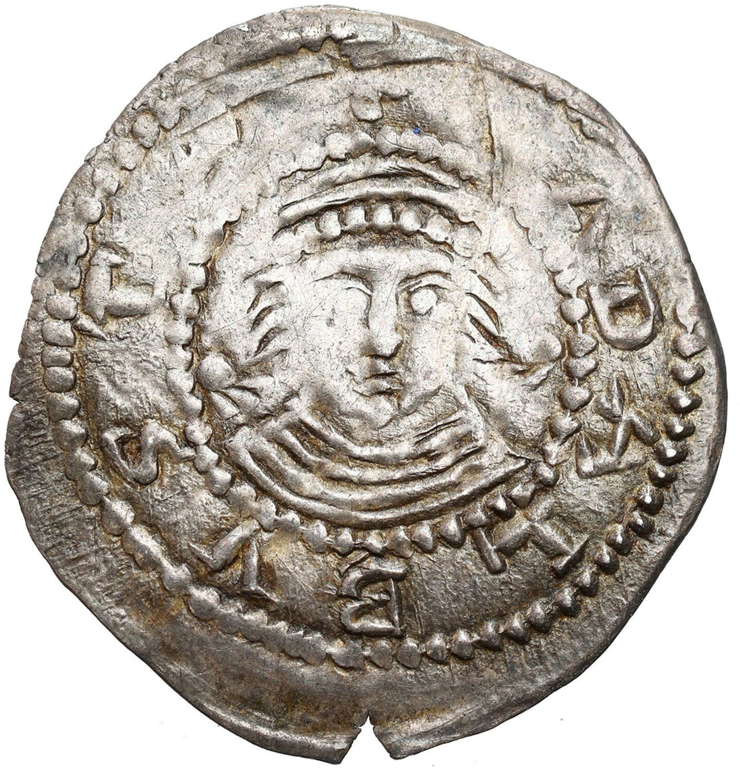 Wielkopolska, Przemysł I (1247-1257) i Bolesław Pobożny (1239-1279). Denar brakteatowy 1239-1249, Gniezno - RZADKOŚĆ
