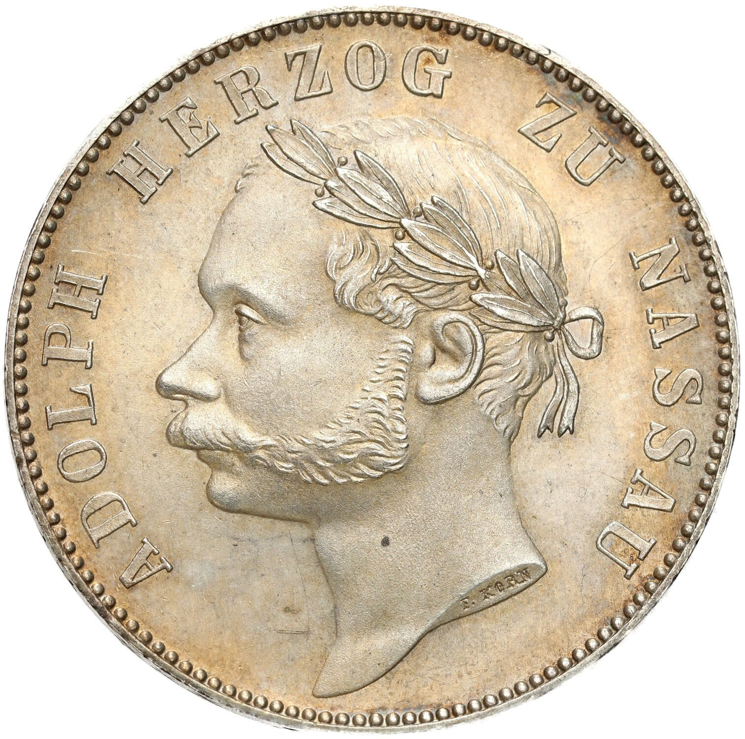 Niemcy, Nassau. Adolph. Talar 1864