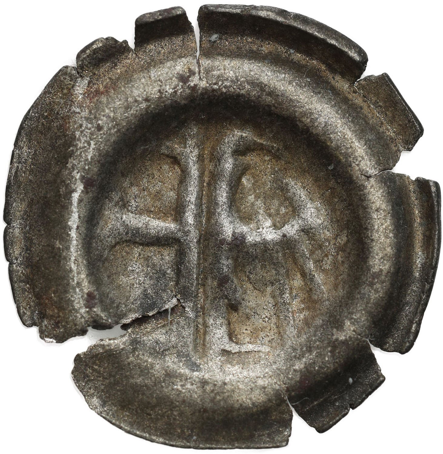 Śląsk, Księstwo Opolskie. Bernard 1400–1449 lub Mikołaj I (1439–1476). Brakteat XV w., Opole