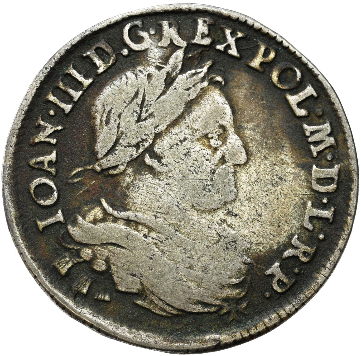 Jan III Sobieski. Ort (18 groszy) 1679, Bydgoszcz - RZADKOŚĆ R4