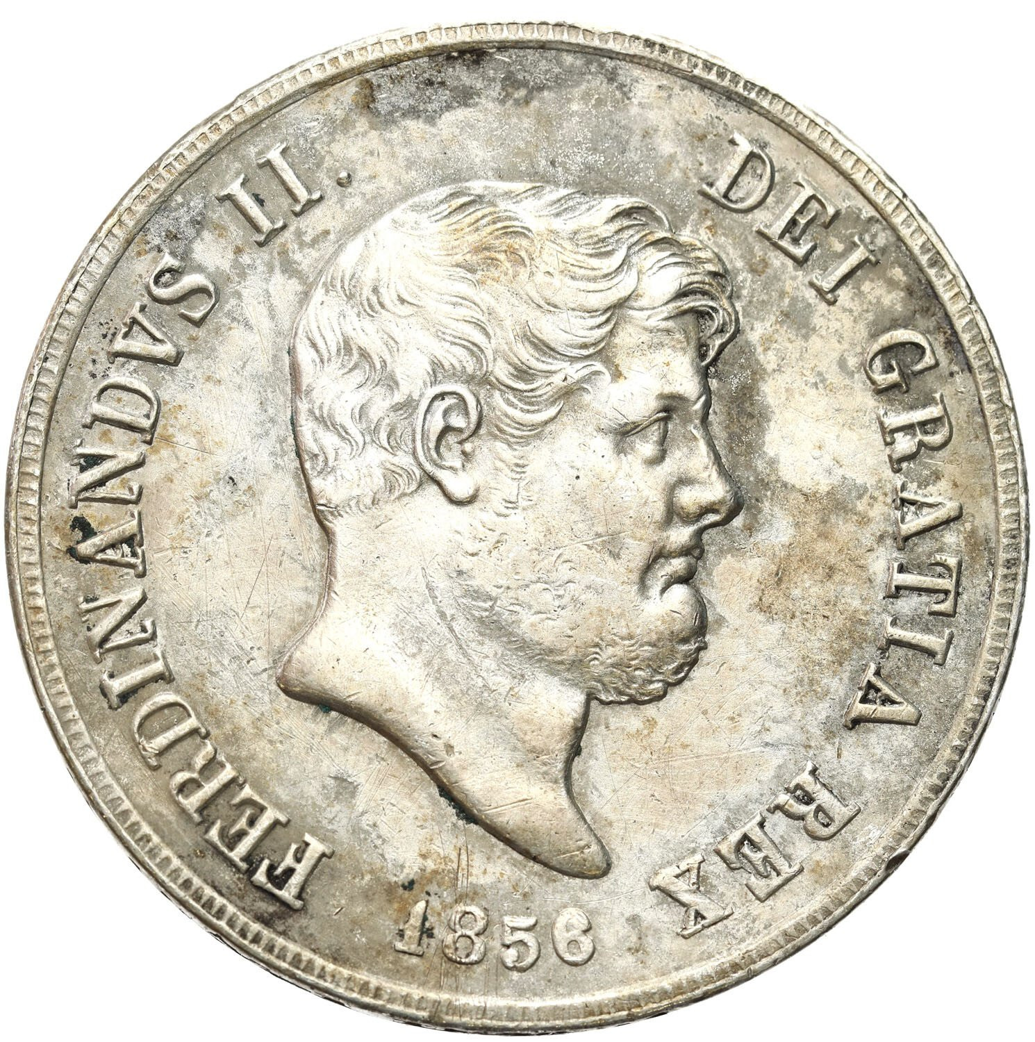 Włochy, Sycylia. Piastra - 120 Grani 1856