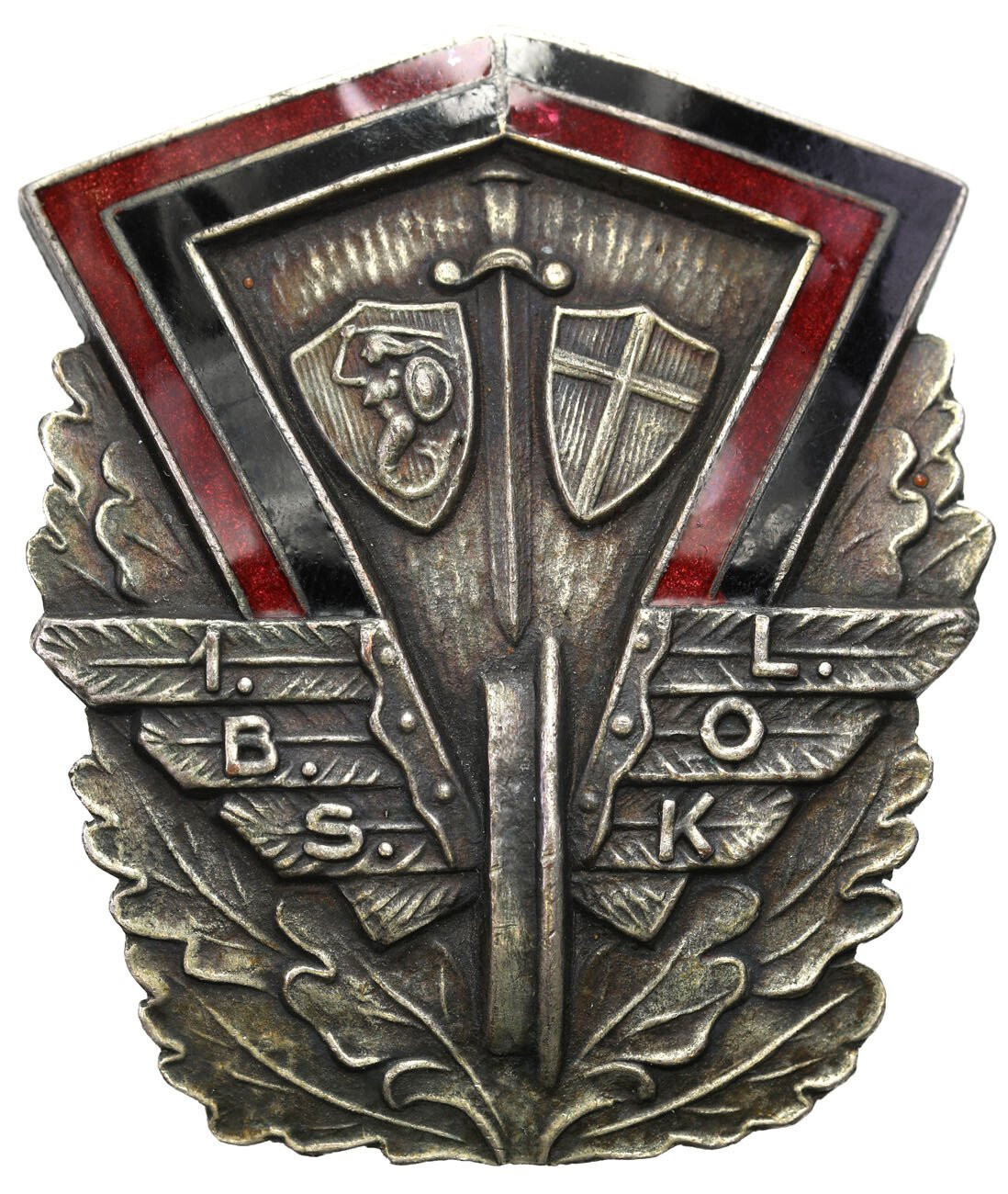 Odznaka. 1 Batalionu Saperów Kolejowych 2 korpusu 