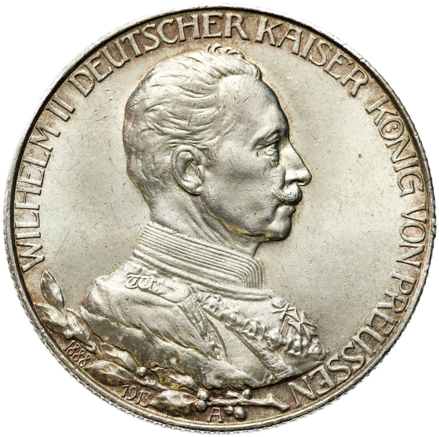 Niemcy, Prusy. Wilhelm II (1888–1918). 2 marki 1913 A, Berlin - PIĘKNE
