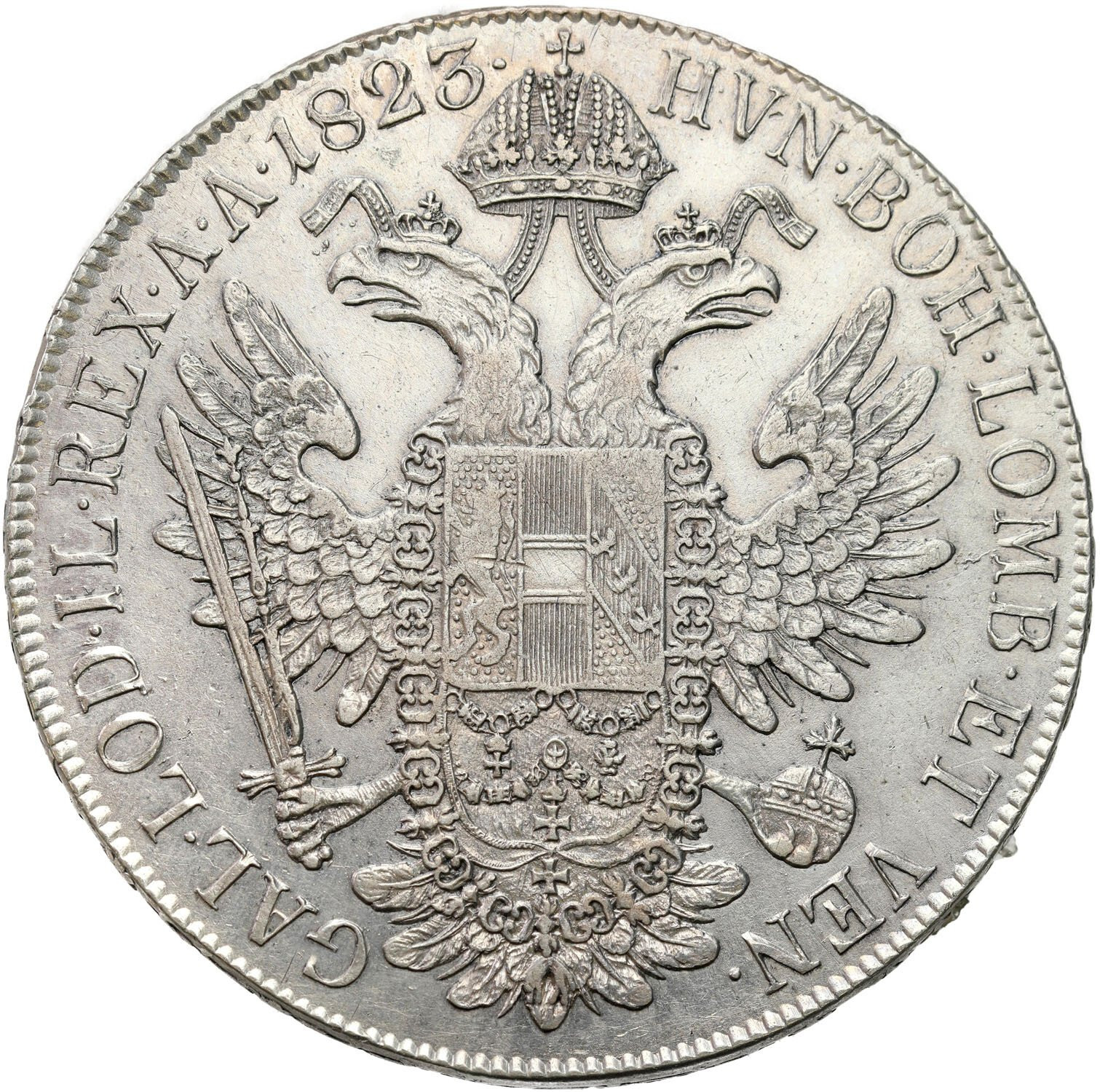 Austria, Franciszek II. Talar 1823 A, Wiedeń