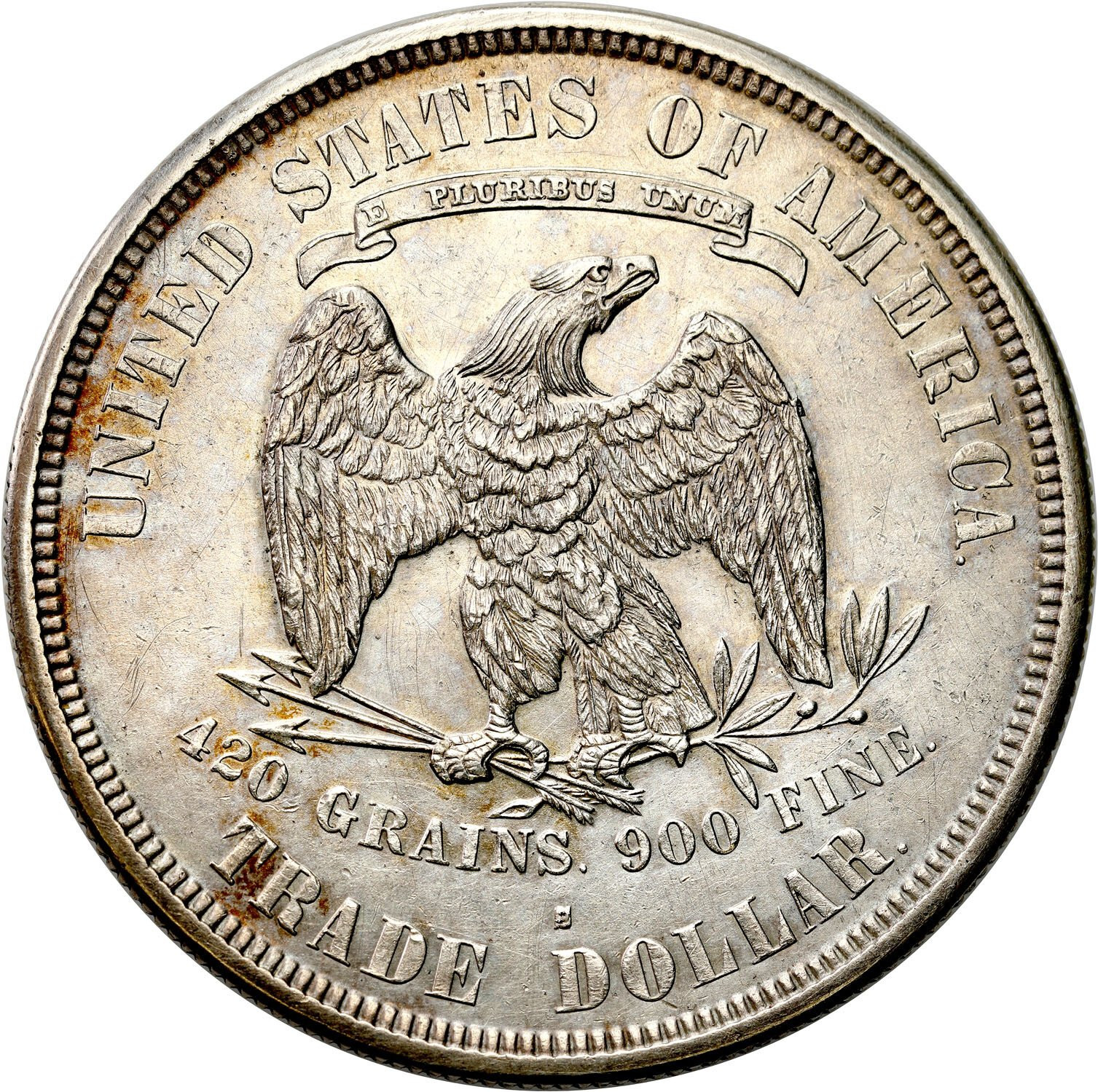 USA. Trade dolar 1877 S, San Francisco - RZADKI