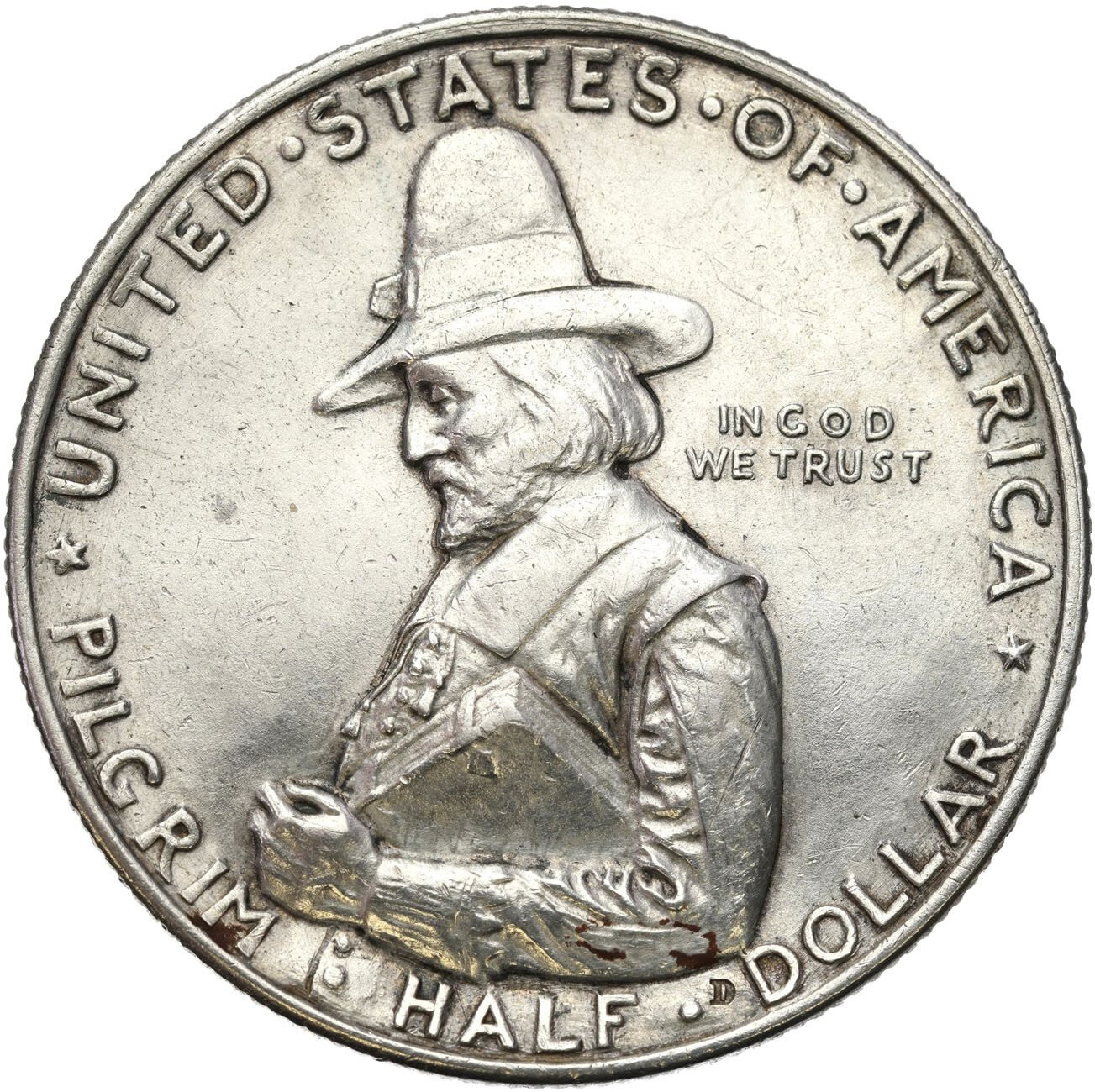 USA 1/2 dolara (50 centów) 1920 Pilgrim Tercentenery, Filadelfia