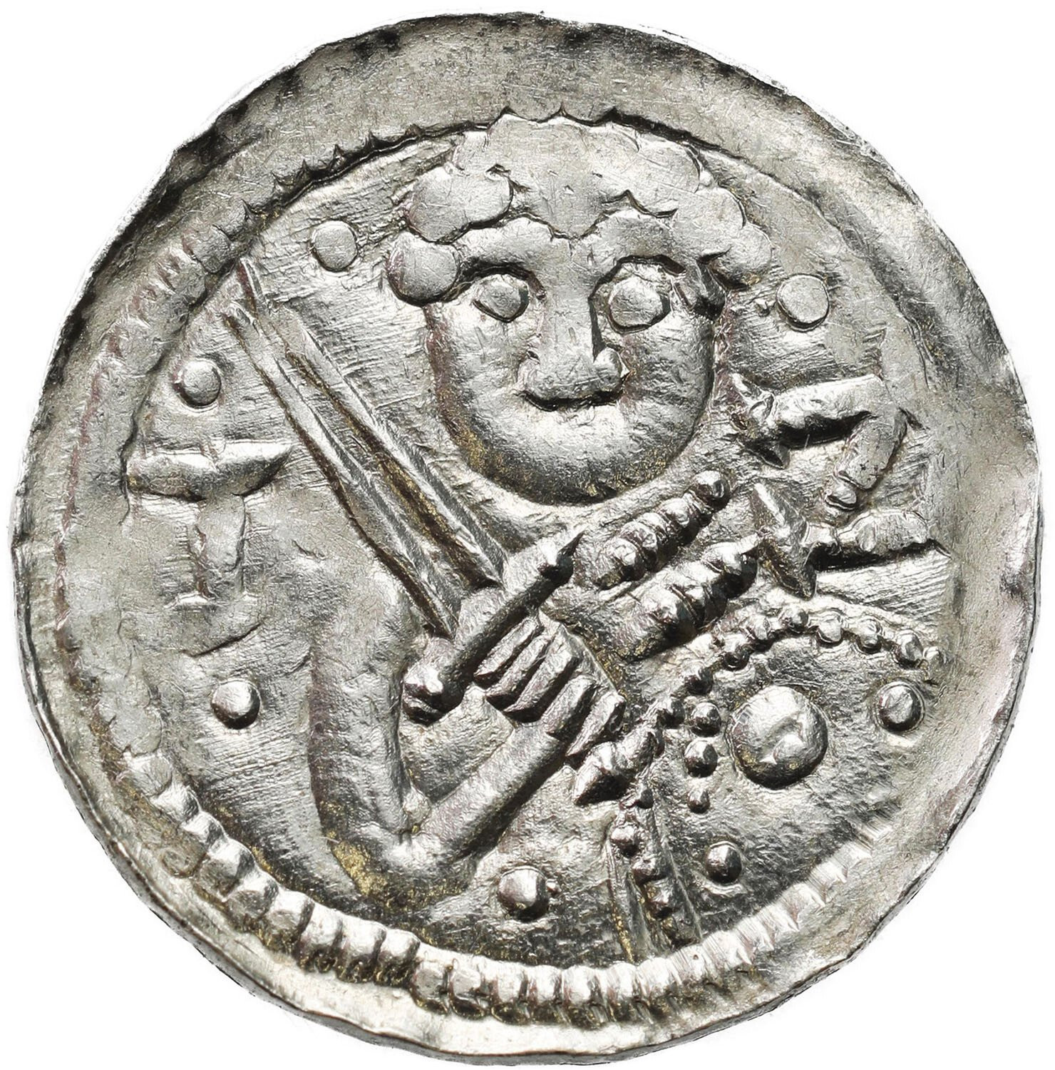 Władysław II Wygnaniec (1138-1146). Denar - PIĘKNY