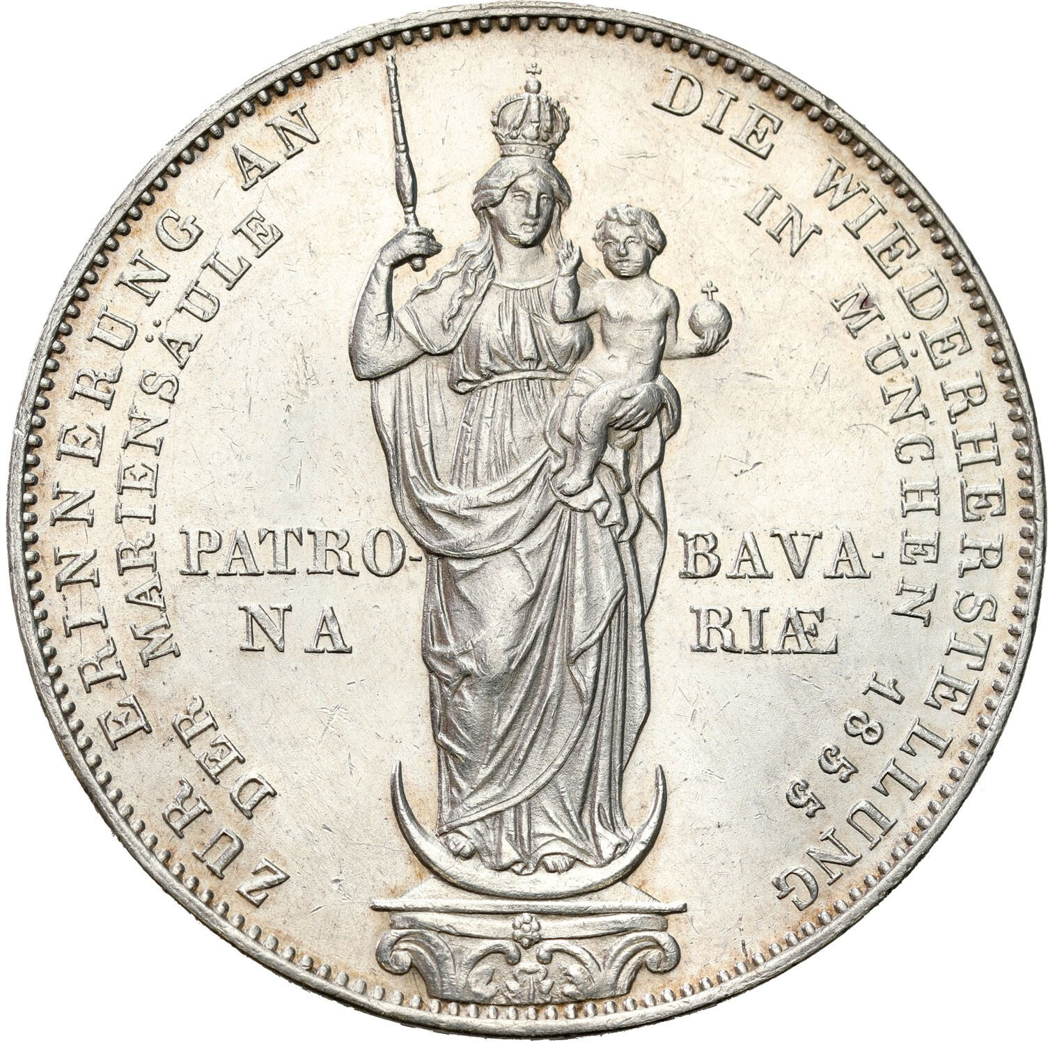 Niemcy, Bawaria. Maksymilian II Józef (1848-1864). Talar 1855, Monachium