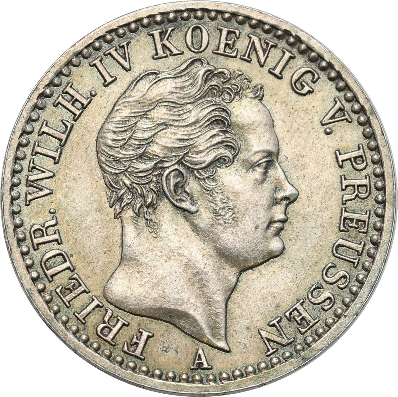 Niemcy, Prusy. Fryderyk Wilhelm IV (1840–1861).  1/6 Talara 1849 A, Berlin - PIĘKNE