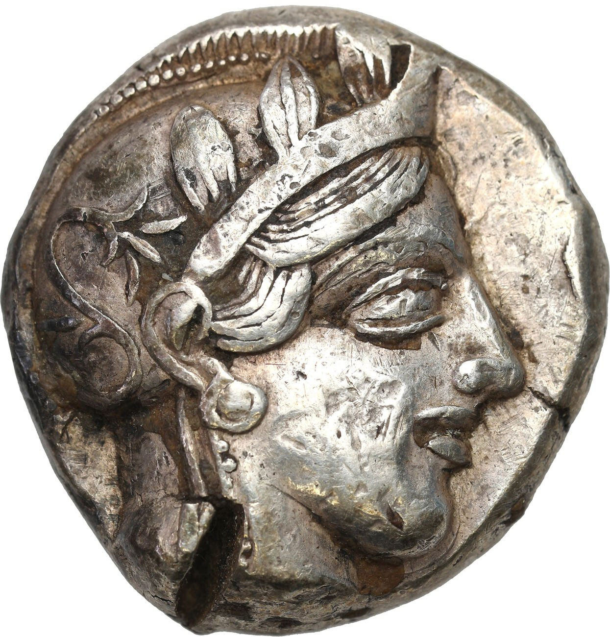 Grecja, Tetradrachma 454 - 404 p. n. e., Ateny