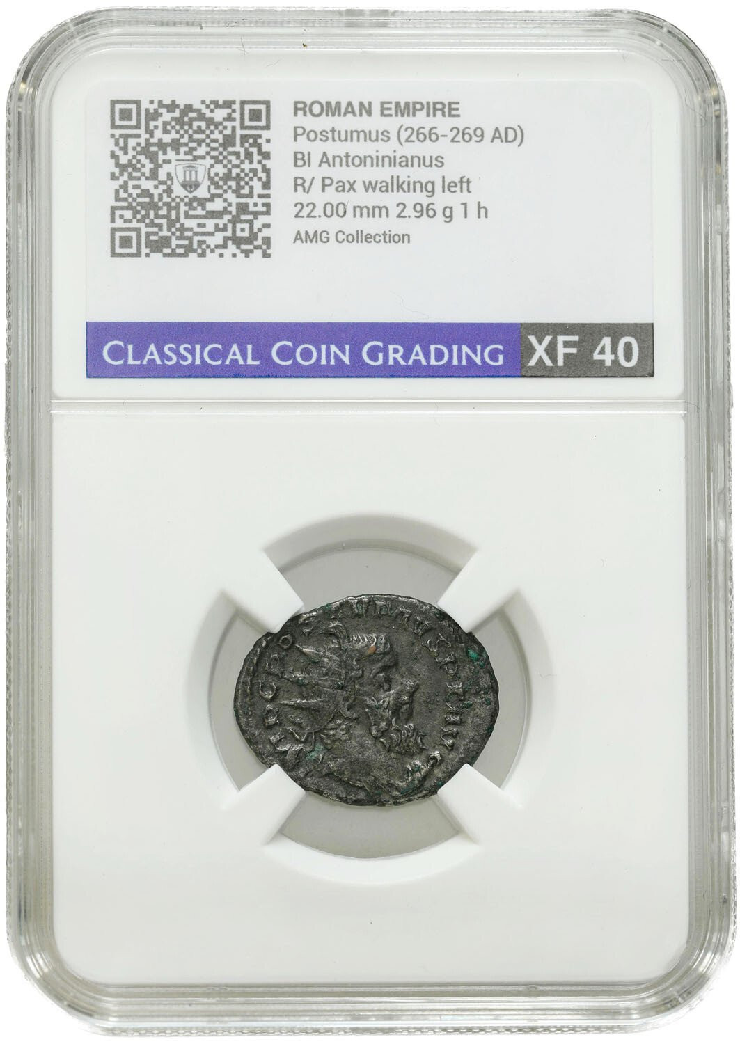 Cesarstwo Rzymskie, Postumus (266–269). Antoninianus CCG XF40