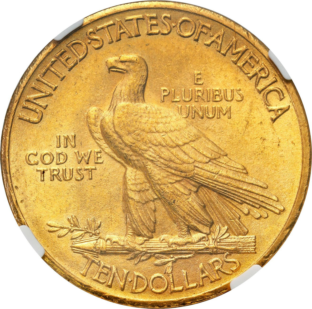 USA. 10 dolarów 1909 Indianin, Filadelfia NGC MS61 - RZADKIE