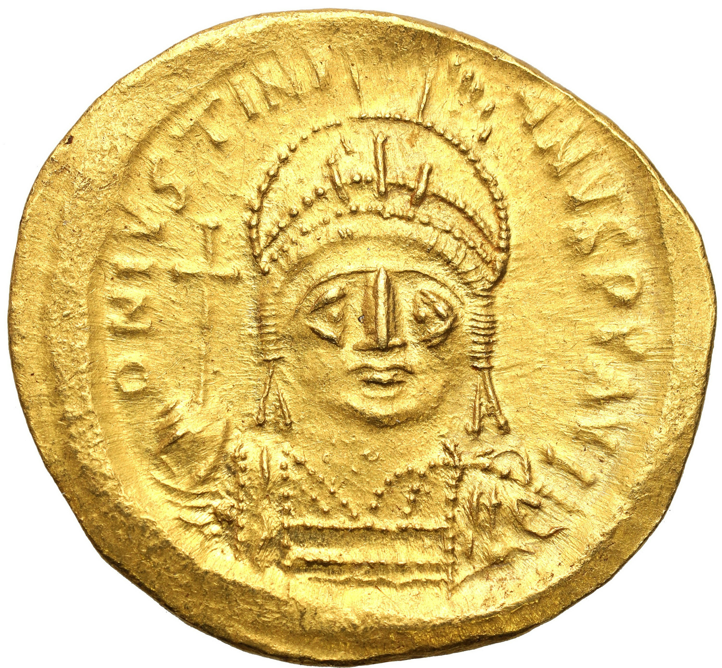 Bizancjum. Justynian I (527-565). Solidus, Konstantynopol