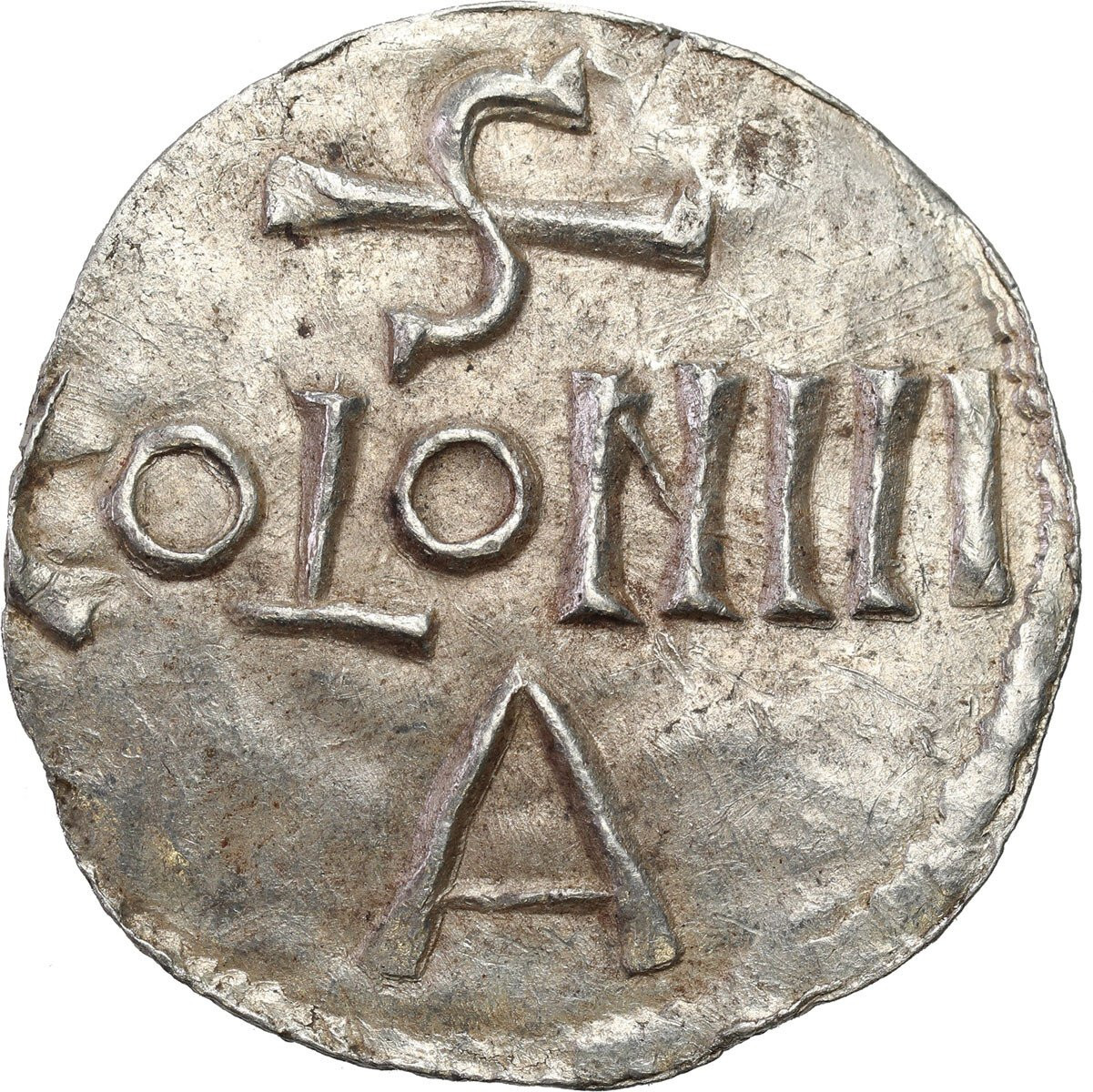 Niemcy, Dolna Lotaryngia – Kolonia. Otto III (983–1002). Denar