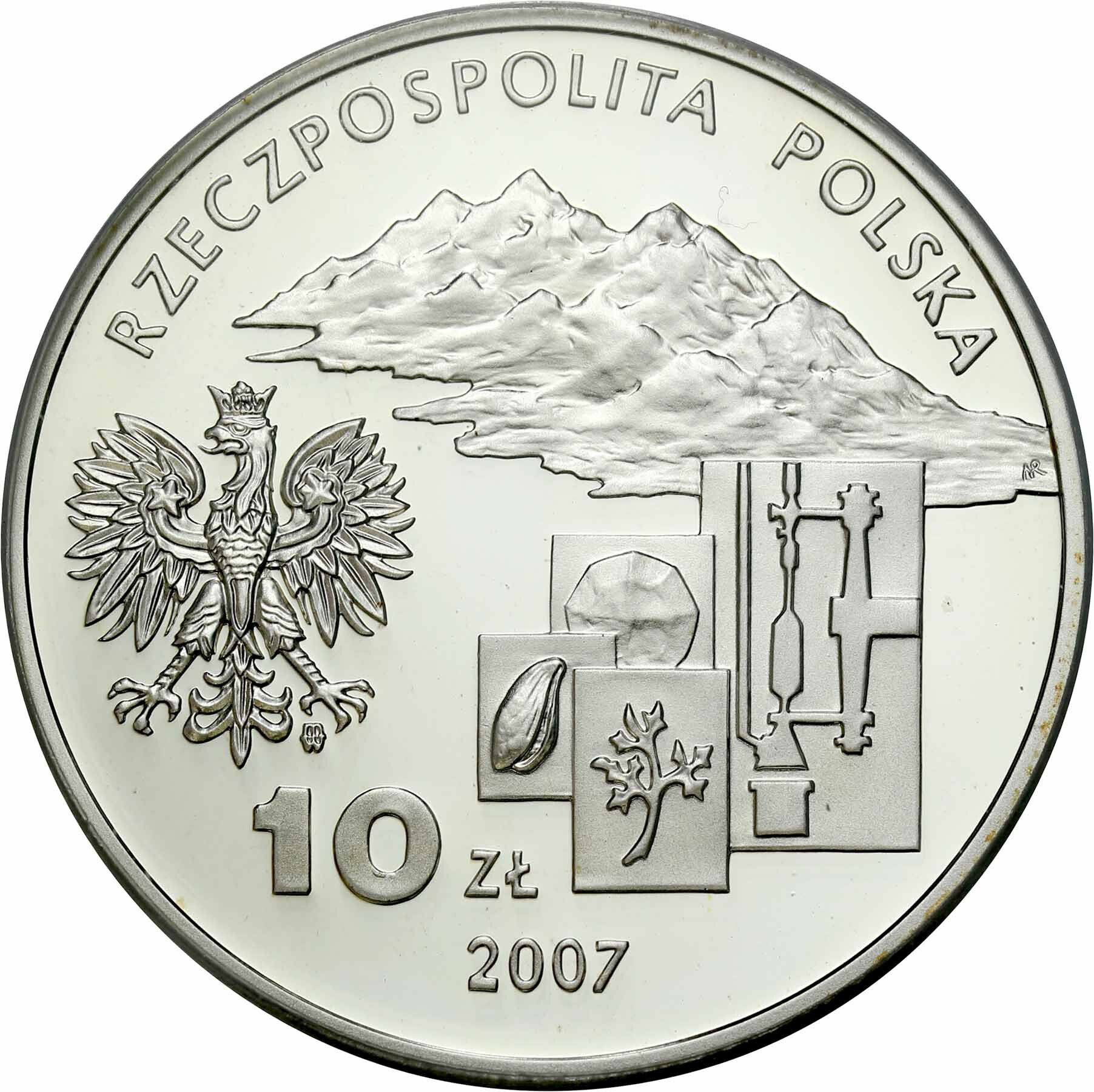 10 złotych 2007 Ignacy Domeyko PCGS PR69 DCAM