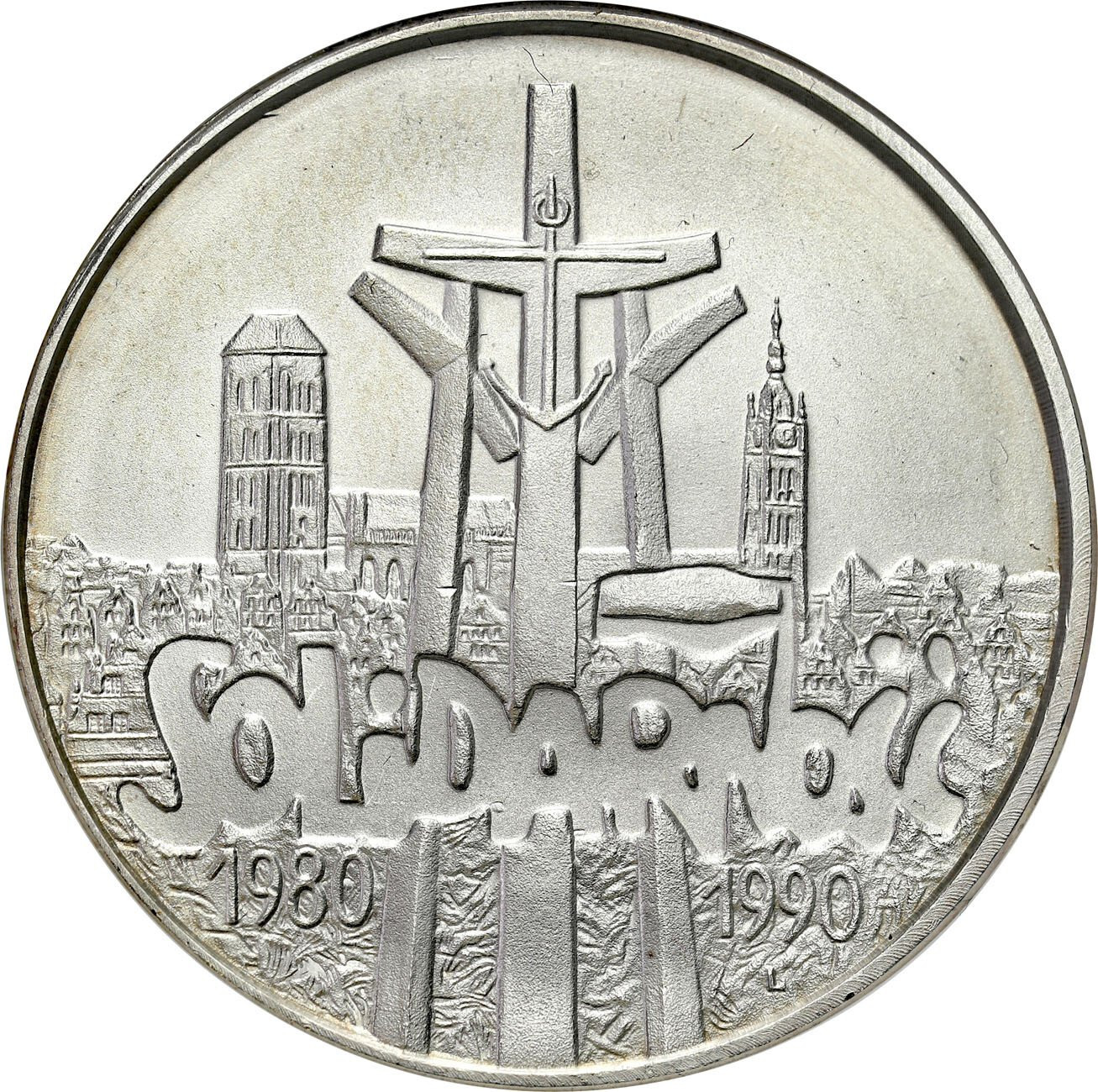 III RP. 100.000 złotych 1990, Solidarność typ C, PCG MS70 – RZADKIE 