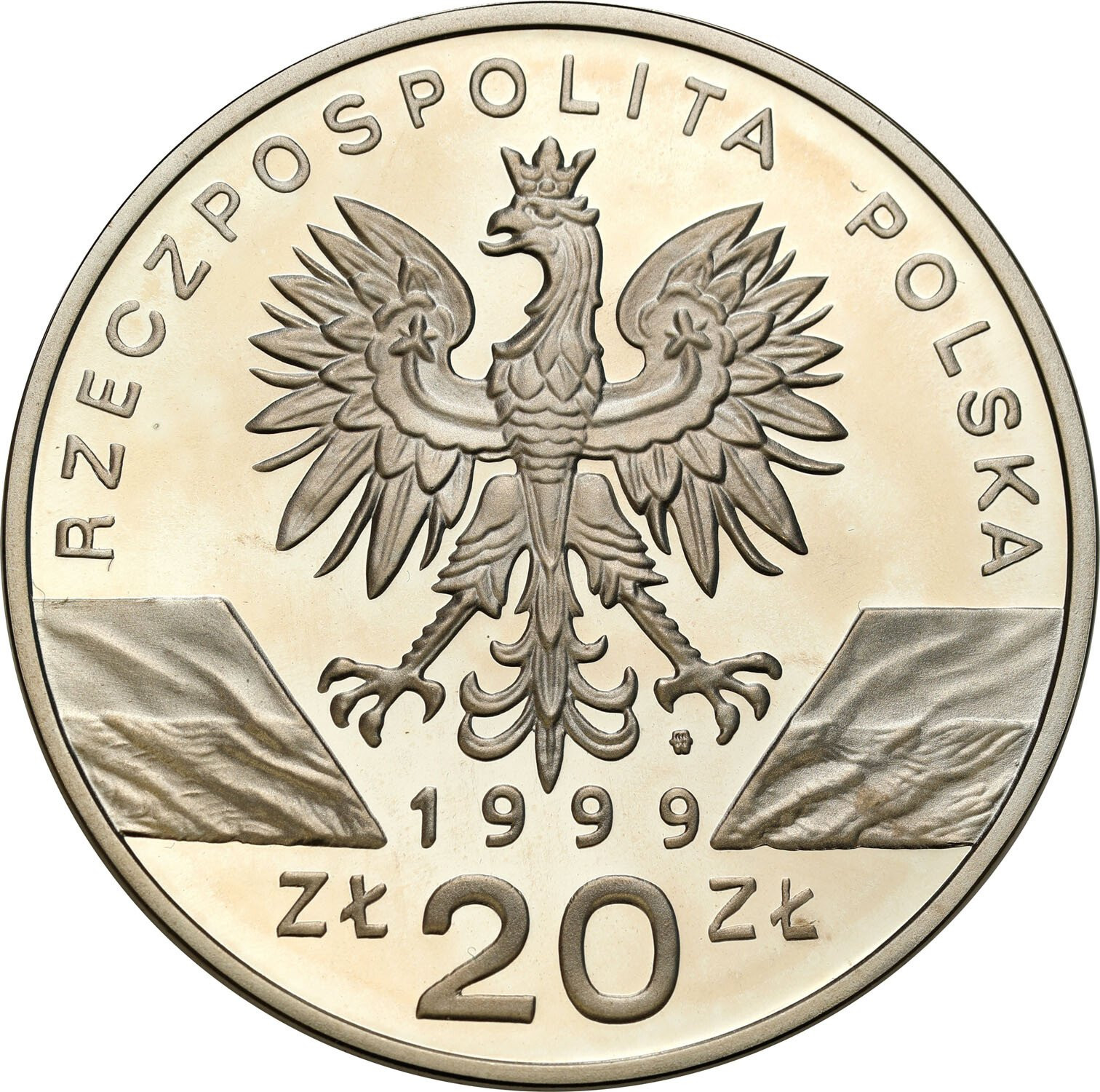 20 złotych 1999 Wilk - RZADSZE