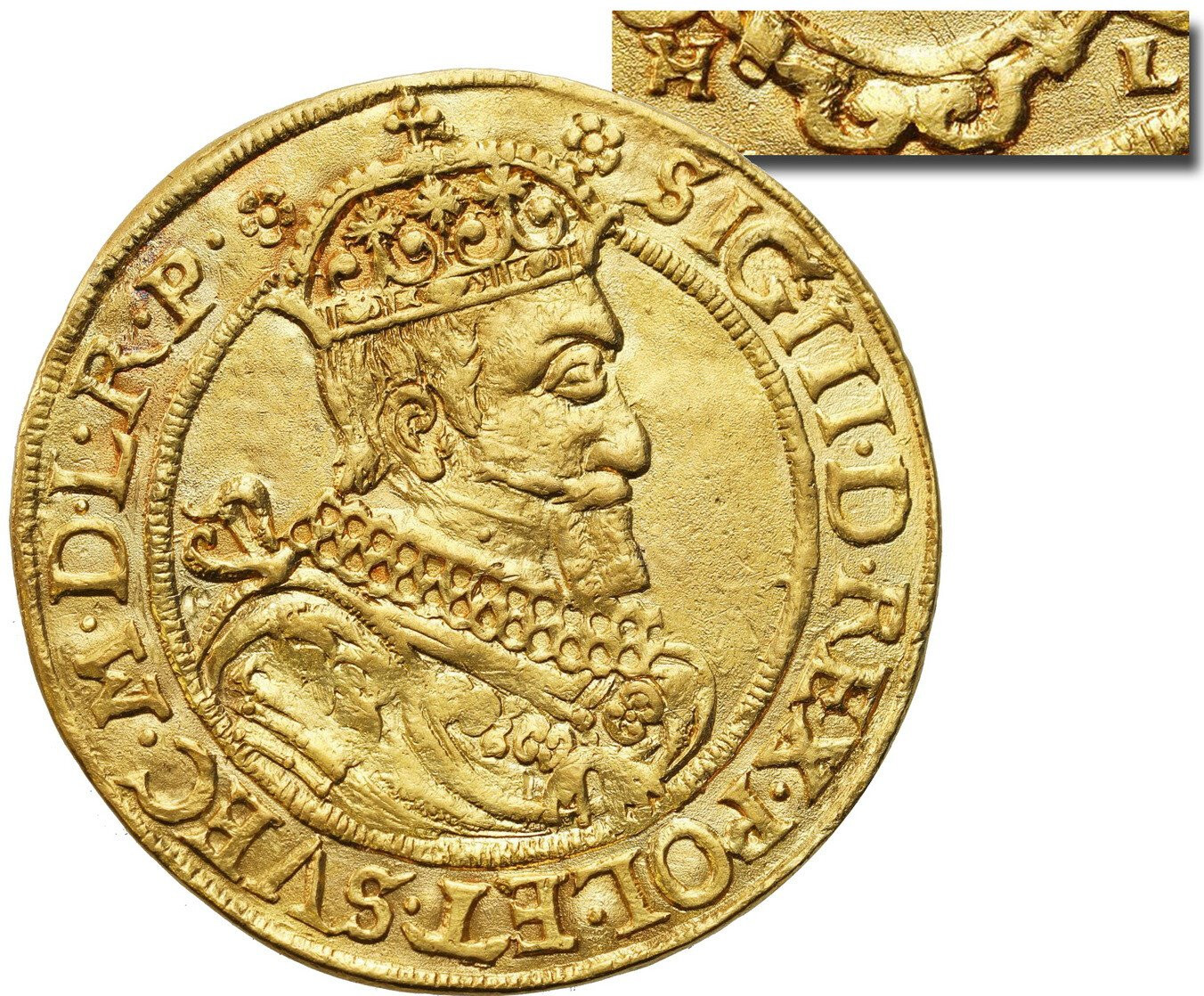 Zygmunt III Waza. Dukat 1630, Toruń - RZADKOŚĆ R7