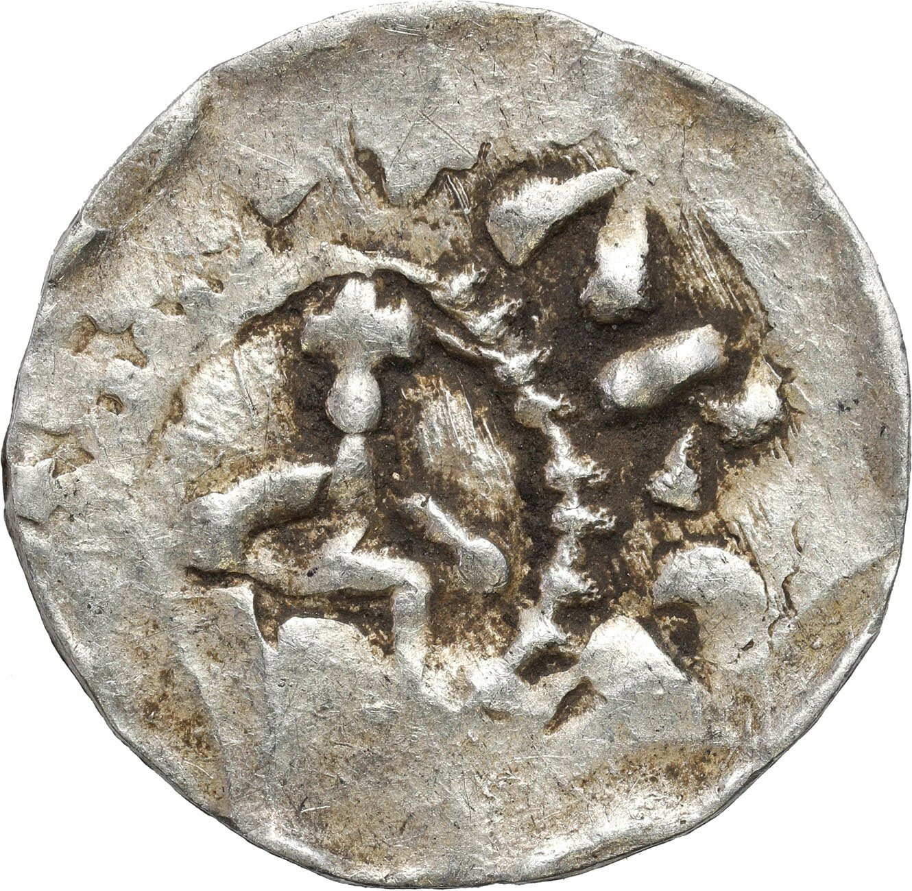 Niemcy, Szwabia – Strasburg. Otto III (983–1002). Denar 983-1002