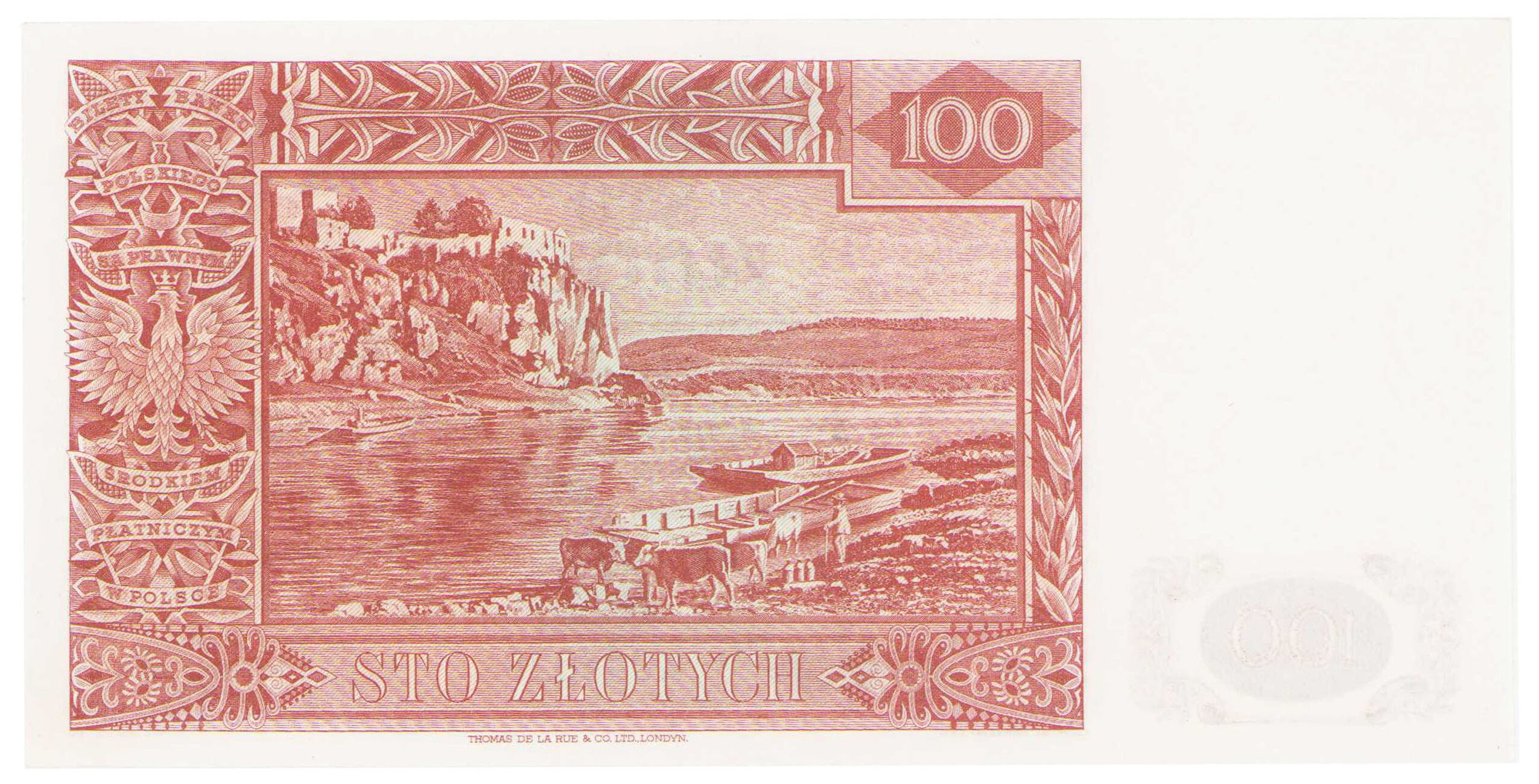 Emigracja 100 złotych 1939 seria K - RZADKOŚĆ R6